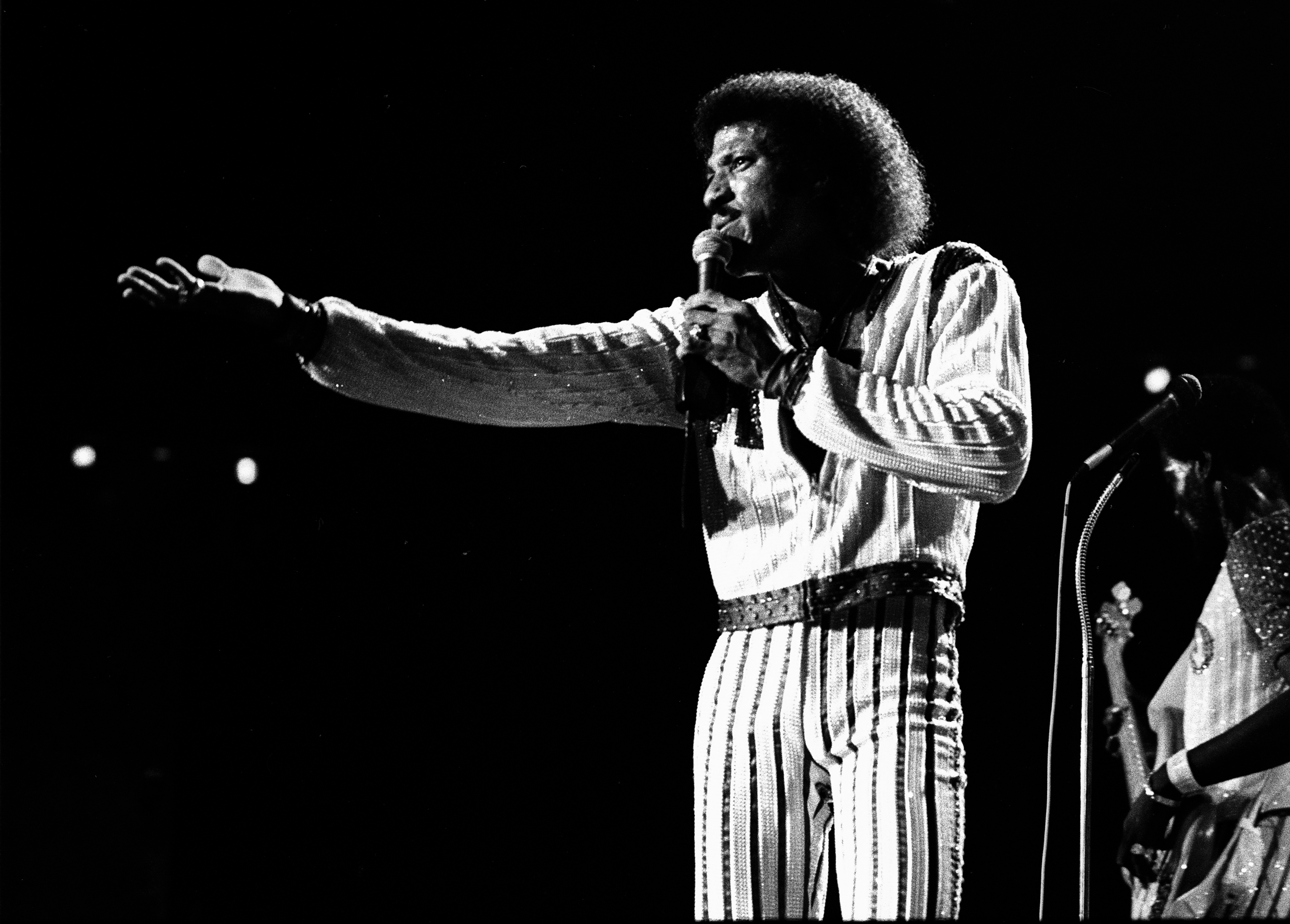 ATLANTA - August 8: Commodores with Lionel Richie perform at The Omni Coliseum in Atlanta Georgia. August 8, 1980 