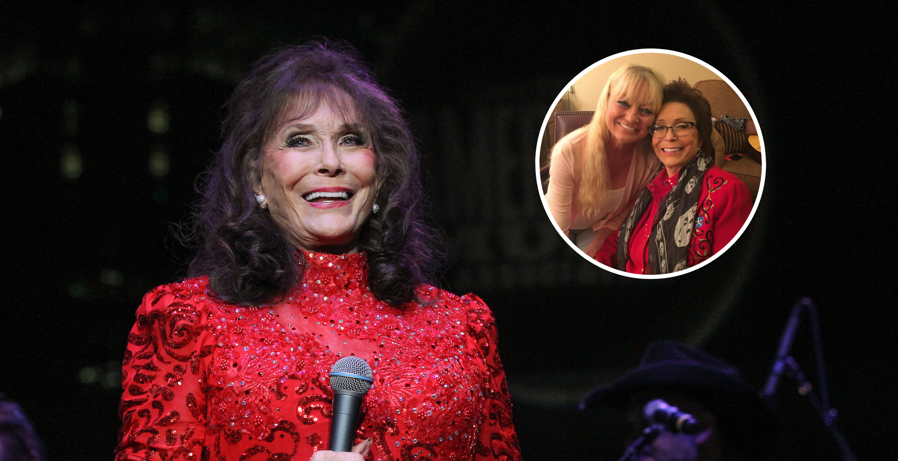 NASHVILLE, TN - SEPTEMBER 19: Loretta Lynn performs during the 16th Annual Americana Music Festival & Conference at Ascend Amphitheater on September 19, 2015 in Nashville, Tennessee and image via Facebook.
