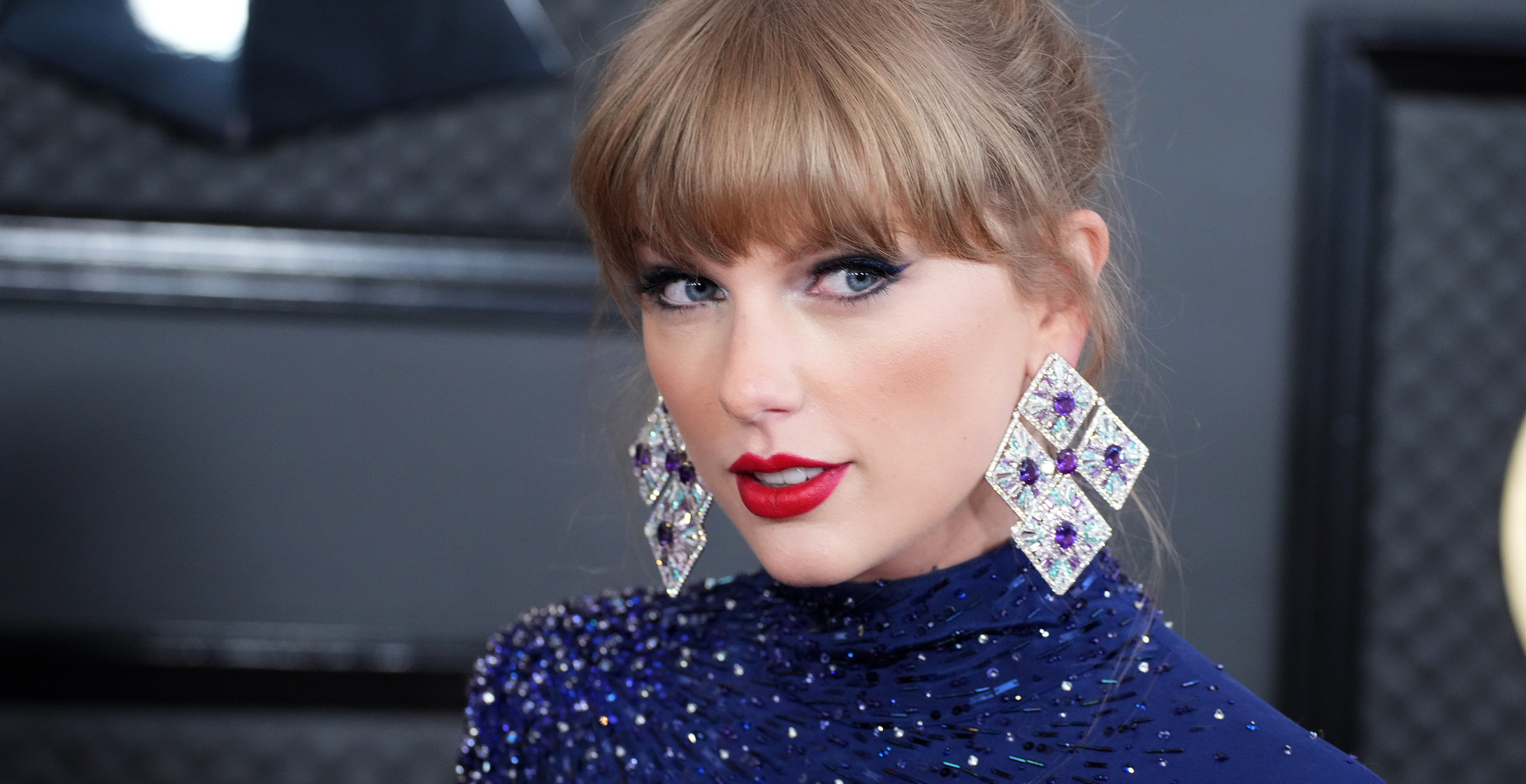 LOS ANGELES, CALIFORNIA - FEBRUARY 05: (FOR EDITORIAL USE ONLY) Taylor Swift attends the 65th GRAMMY Awards on February 05, 2023 in Los Angeles, California.