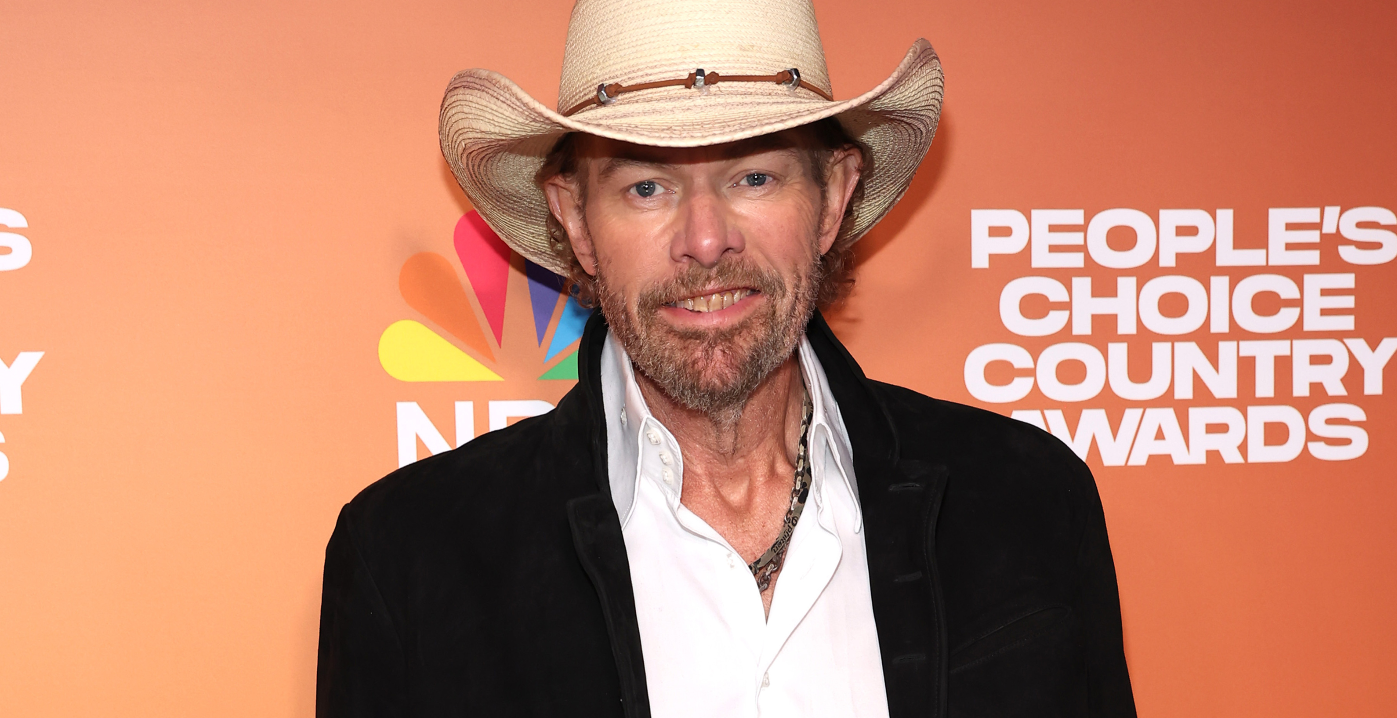 Toby Keith attends the 2023 People's Choice Country Awards at The Grand Ole Opry on September 28, 2023 in Nashville, Tennessee.