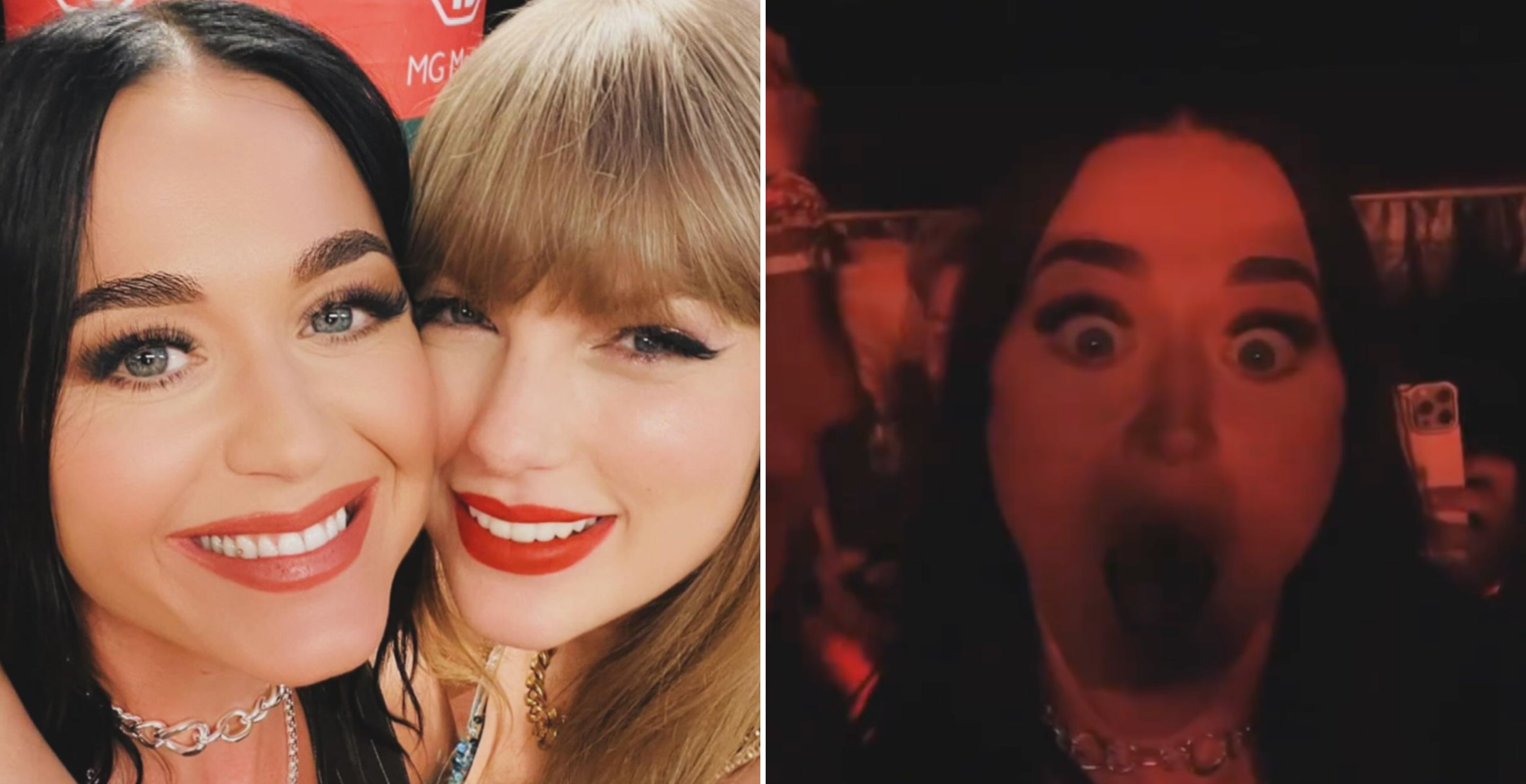 Katy Perry and Taylor Swift
