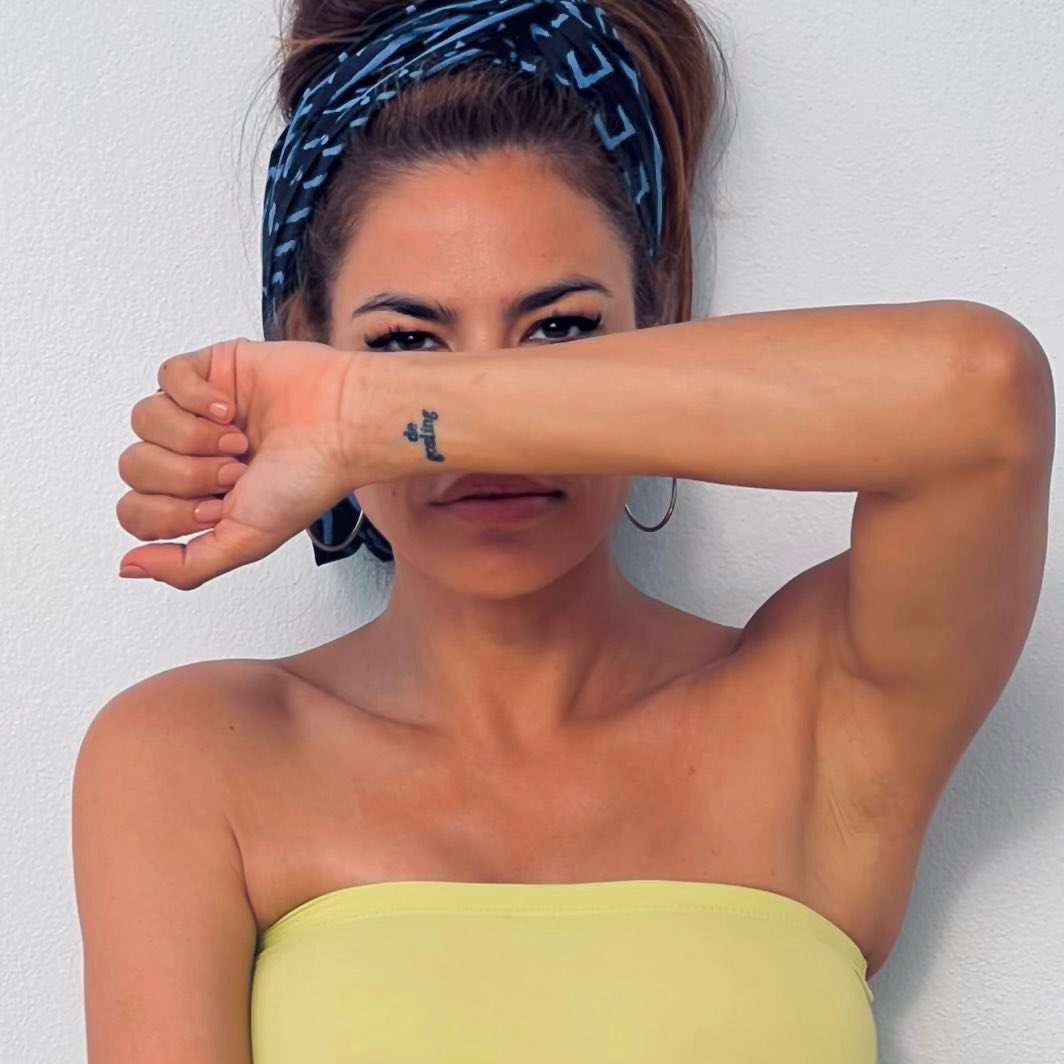 Eva Mendes posts tattoo on Instagram
