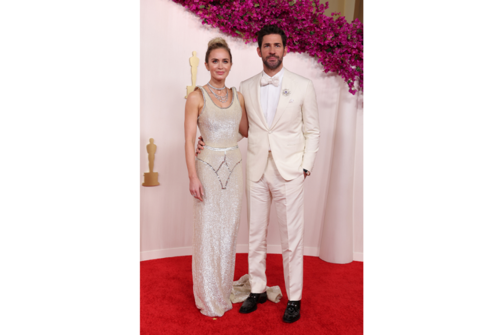 Emily Blunt and John Krasinski 2024 Oscars