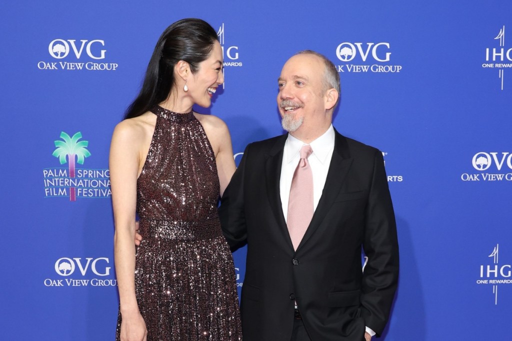 Clara Wong and Paul Giamatti red carpet debut 2024