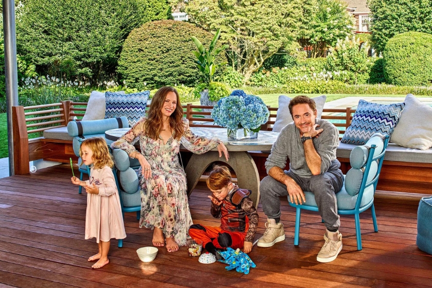 Robert Downey Jr. Susan Downey kids "Architectural Digest" cover