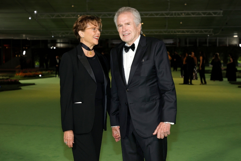 Annette Bening and Warren Beatty in 2021