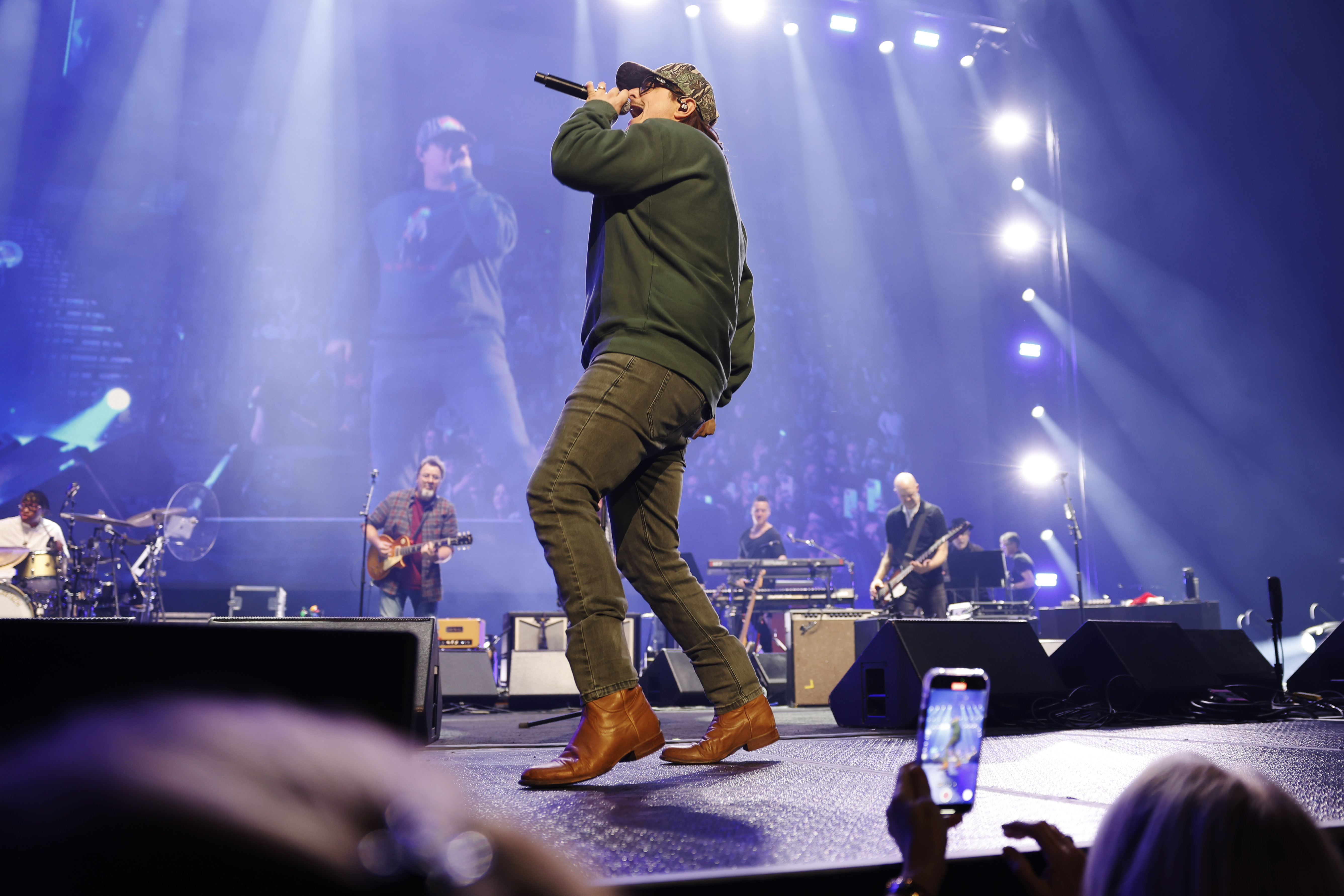 NASHVILLE, TENNESSEE - DECEMBER 05: (EDITORIAL USE ONLY) HARDY performs onstage for All for the Hall a concert hosted by Keith Urban and Vince Gill benefiting the Country Music Hall of Fame and Museum at Bridgestone Arena on December 05, 2023 in Nashville, Tennessee. 