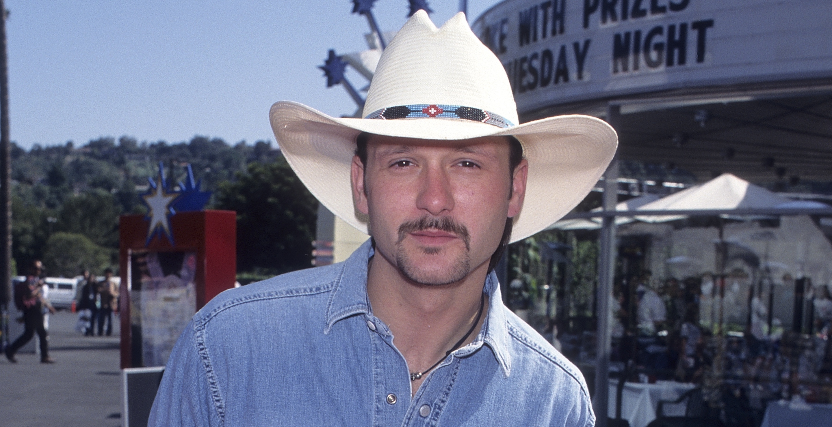 UNIVERSAL CITY, CA - MAY 9:   Singer Tim McGraw attend the 30th Annual Academy of Country Music Awards Nominees Reception on May 9, 1995 at Country Star Restaurant in Universal City, California.