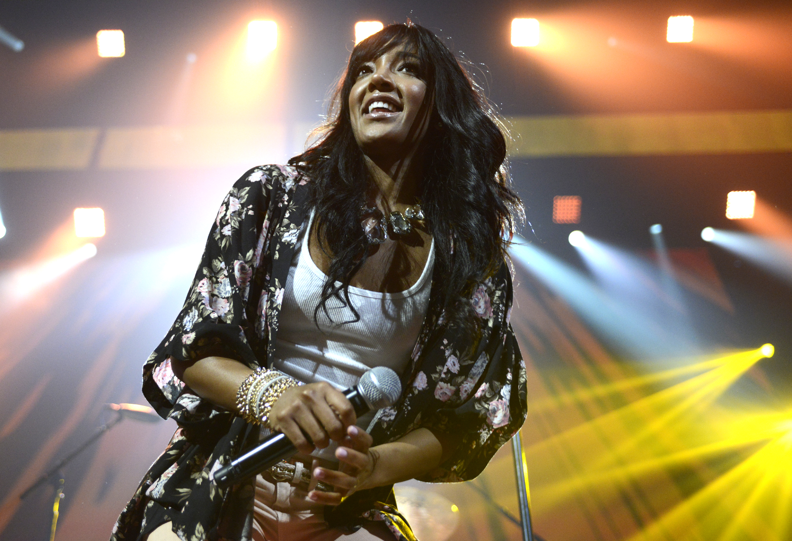AUSTIN, TX - MARCH 15:  Mickey Guyton performs as part of the iTunes Festival at SXSW at the Moody Theater on March 15, 2014 in Austin, Texas.