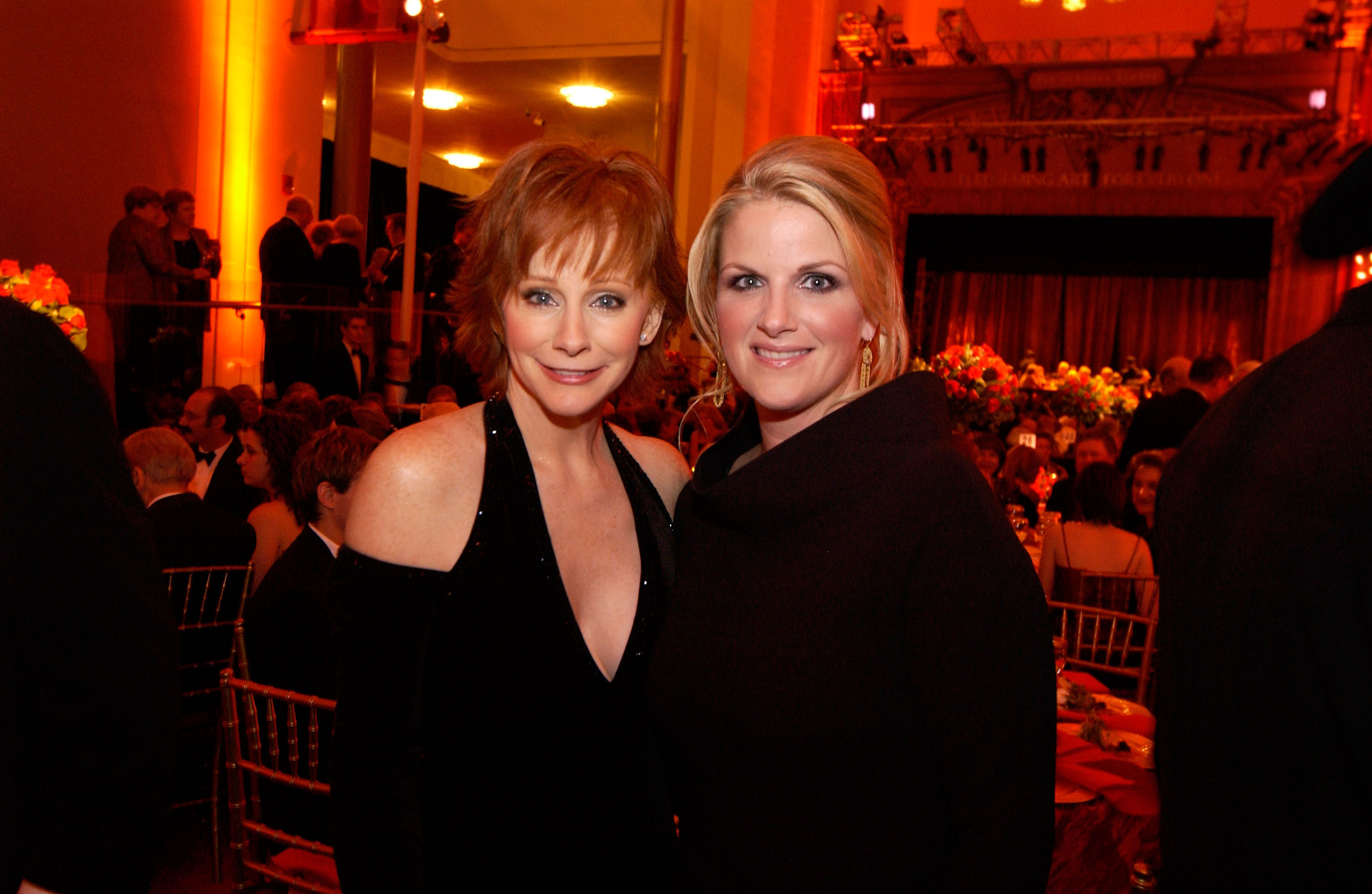 Reba McEntire and Trisha Yearwood at the Kennedy Center Honors. 