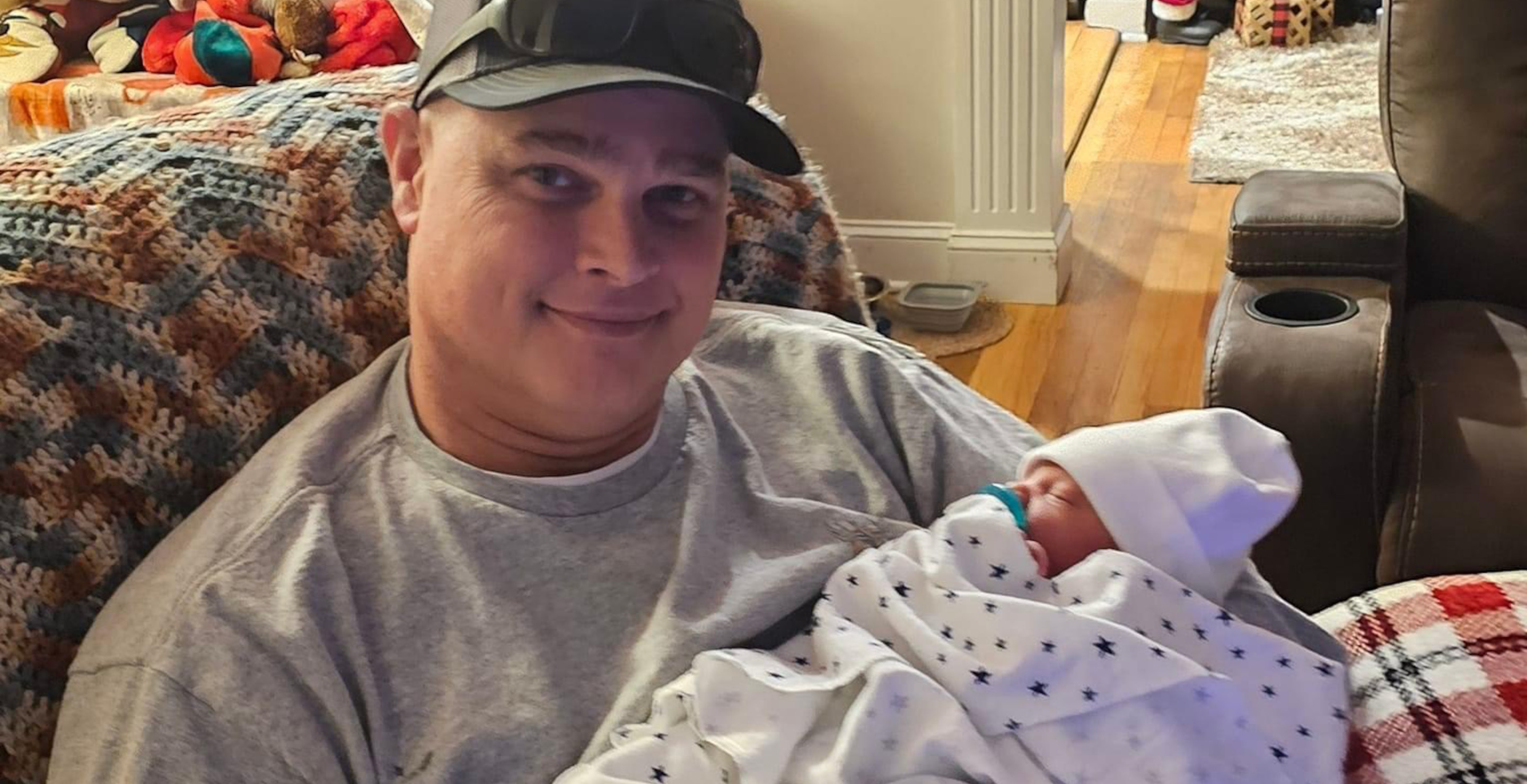 My dad and son