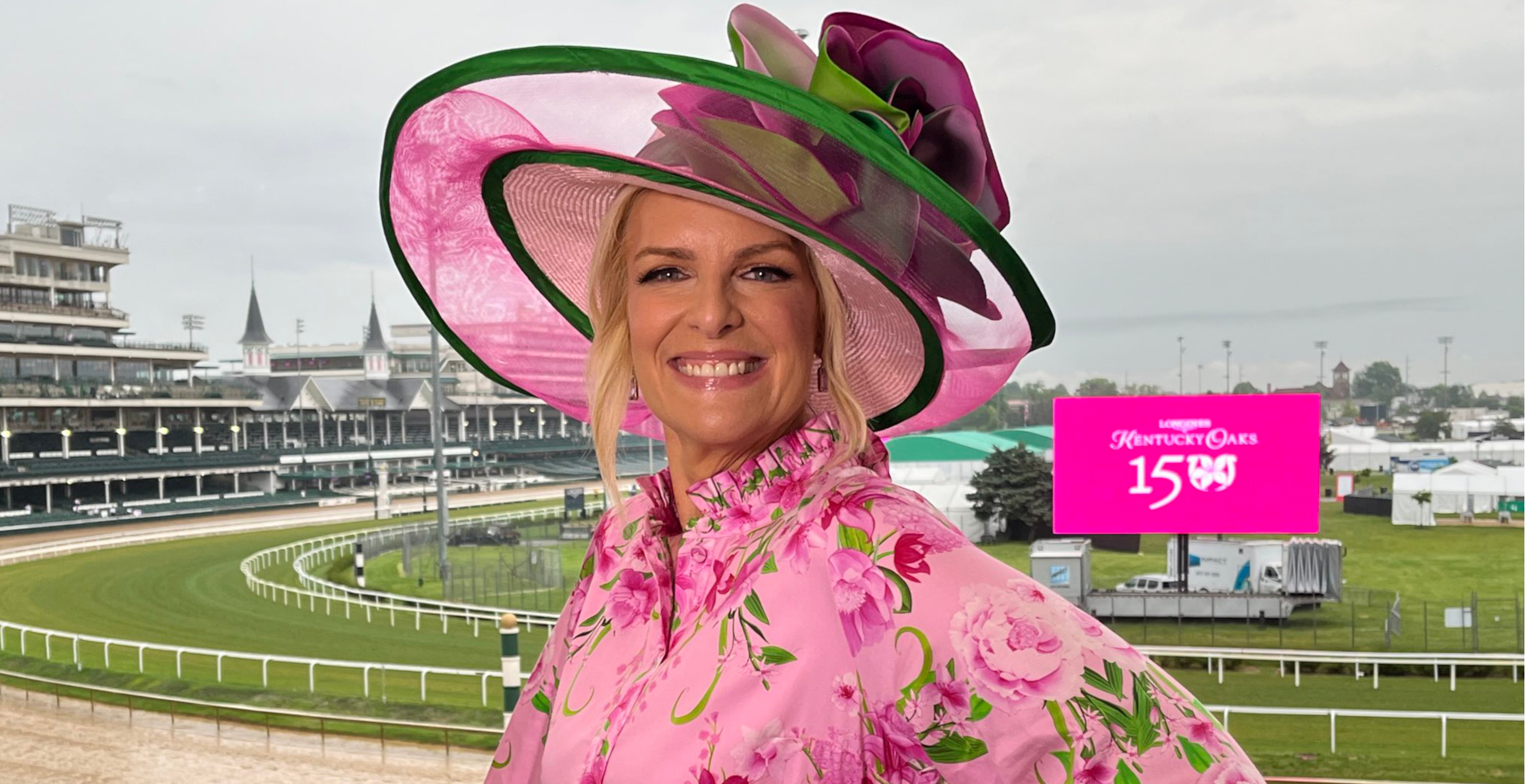 Social Media Is Going Wild Over One Reporter's Kentucky Derby Dress