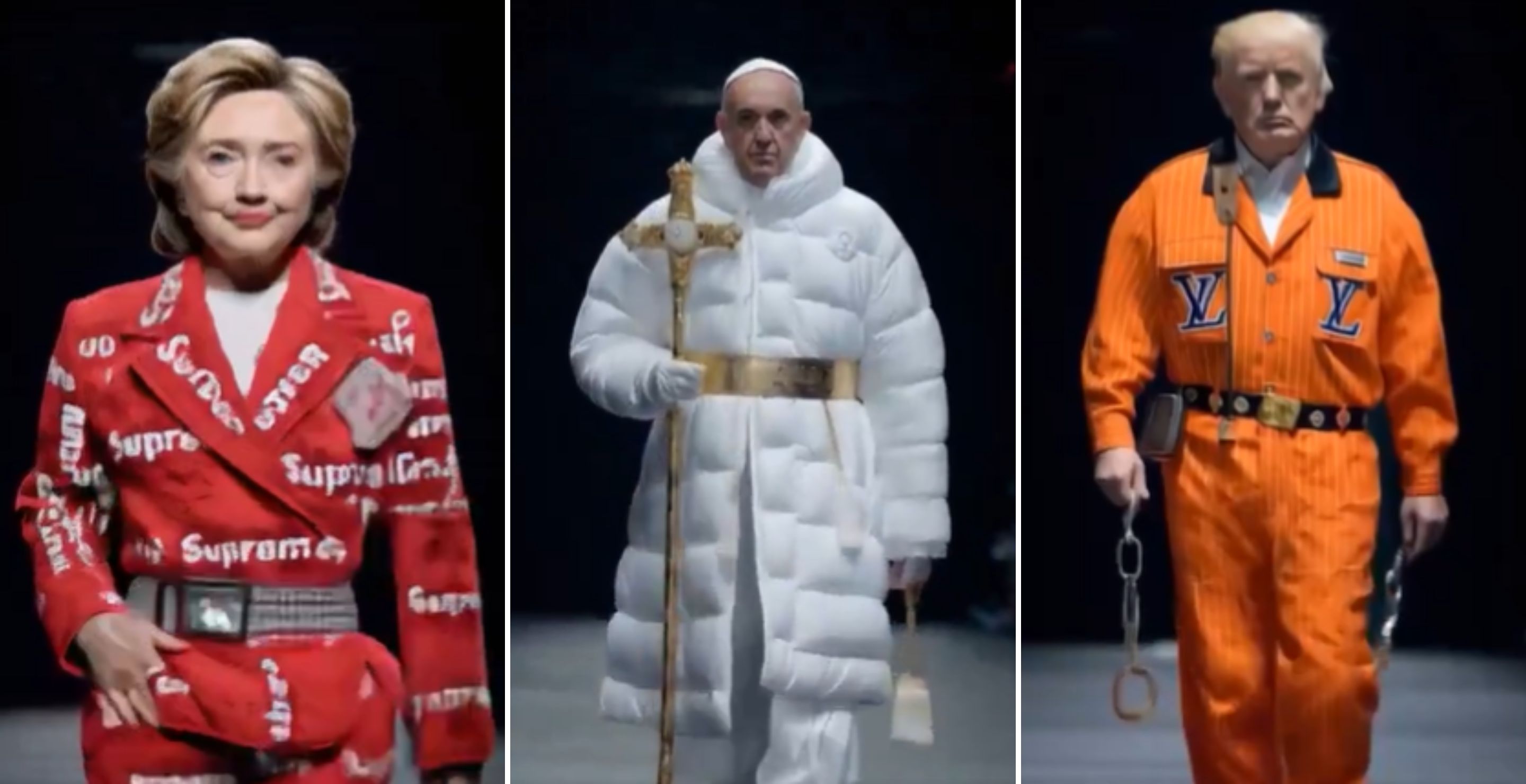 AI Fashion Show Of World's Leaders Hitting The Runway Has Us Creeped Out