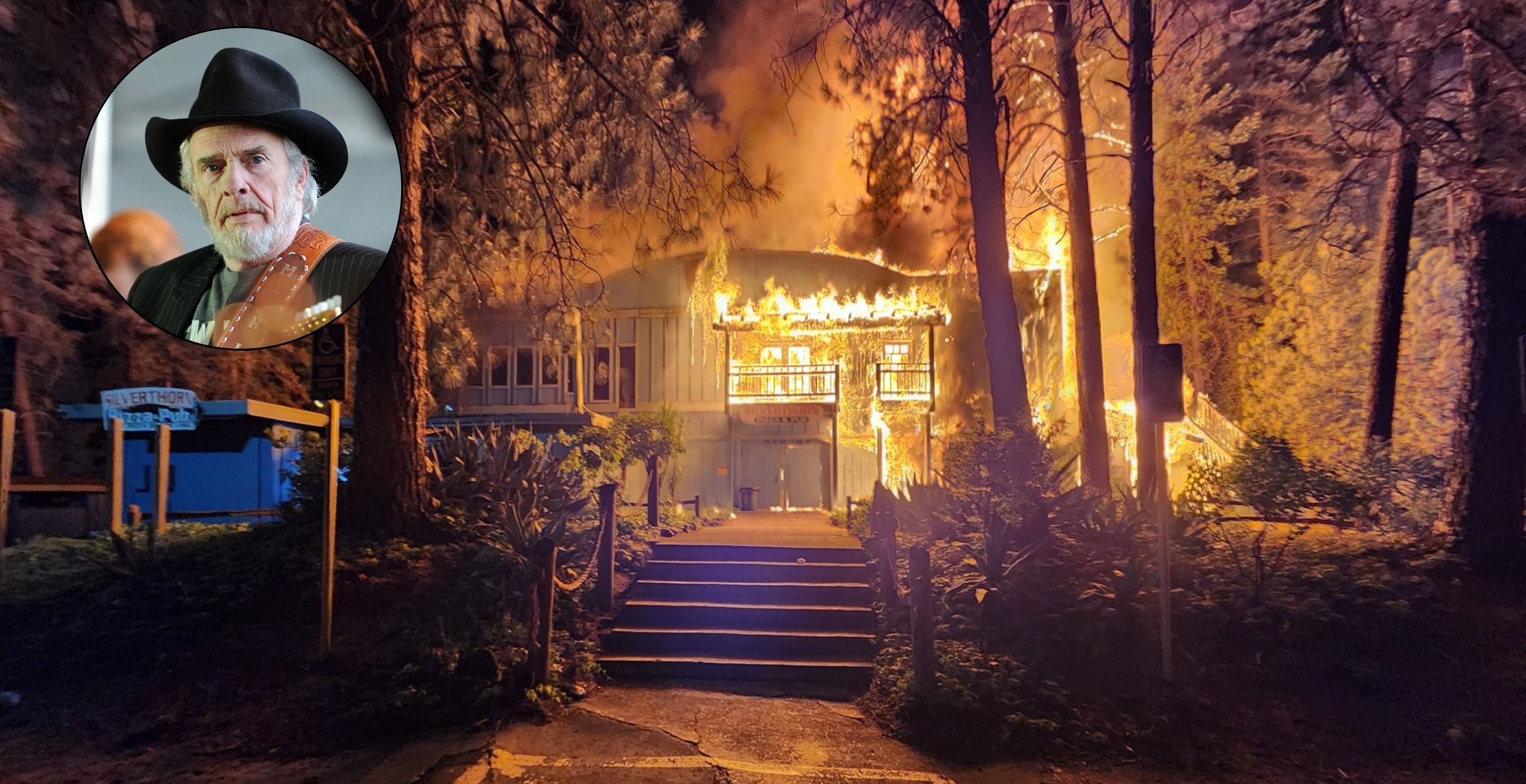 Fire Destroys Historic Pizzeria That Merle Haggard Once Owned