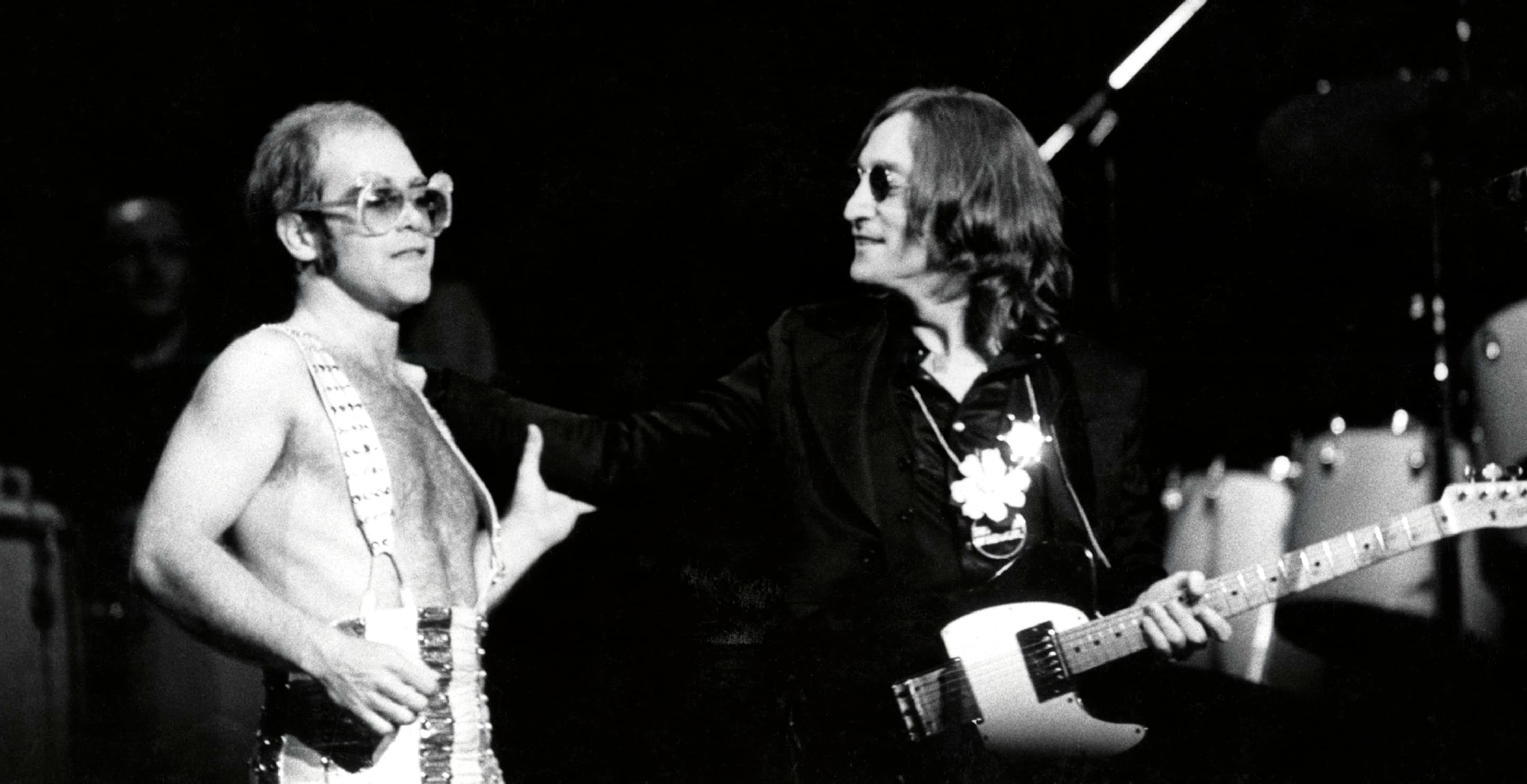 Elton John and John Lennon