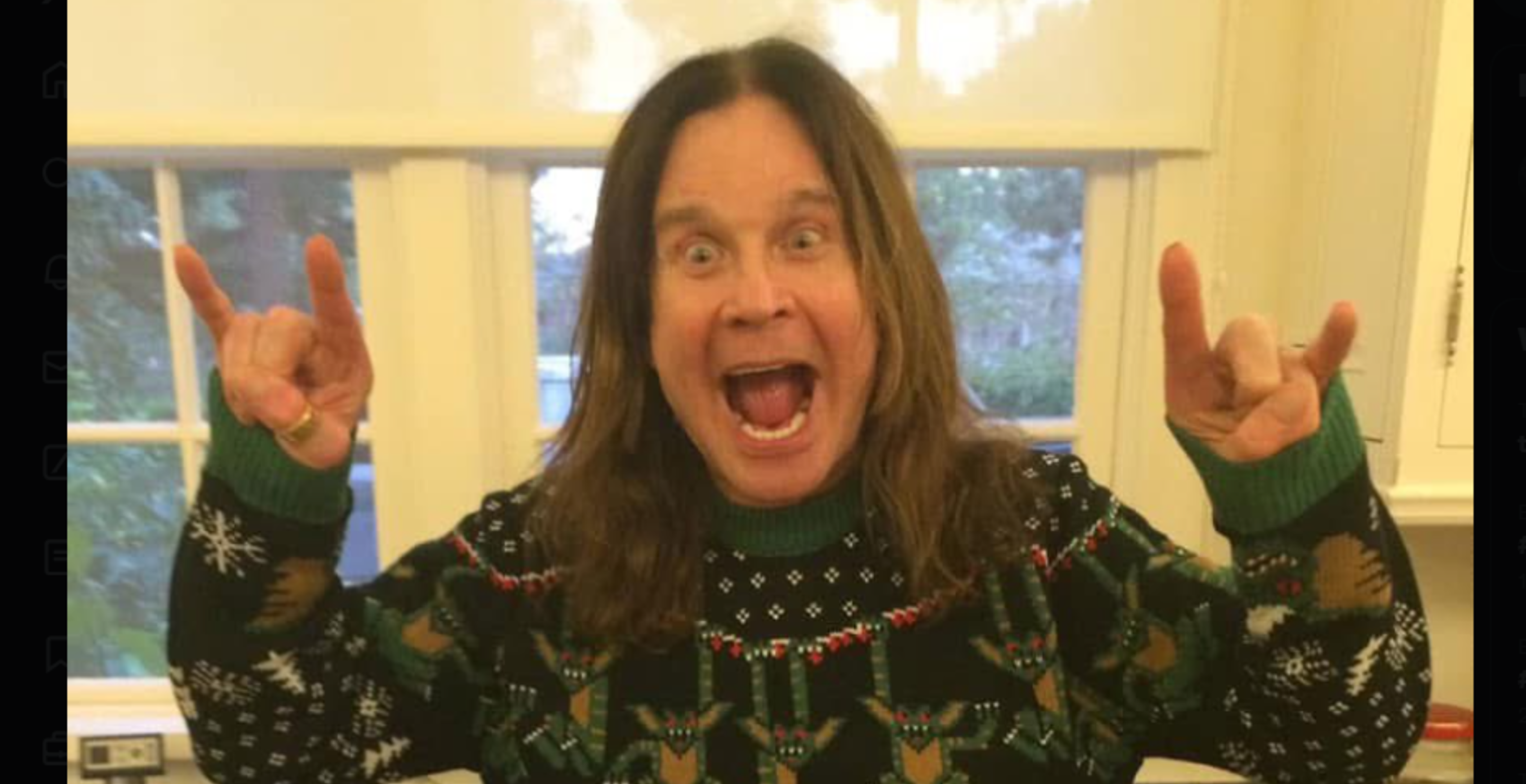 Internet Goes Wild For Ozzy Osbourne's Gremlin Christmas Sweater