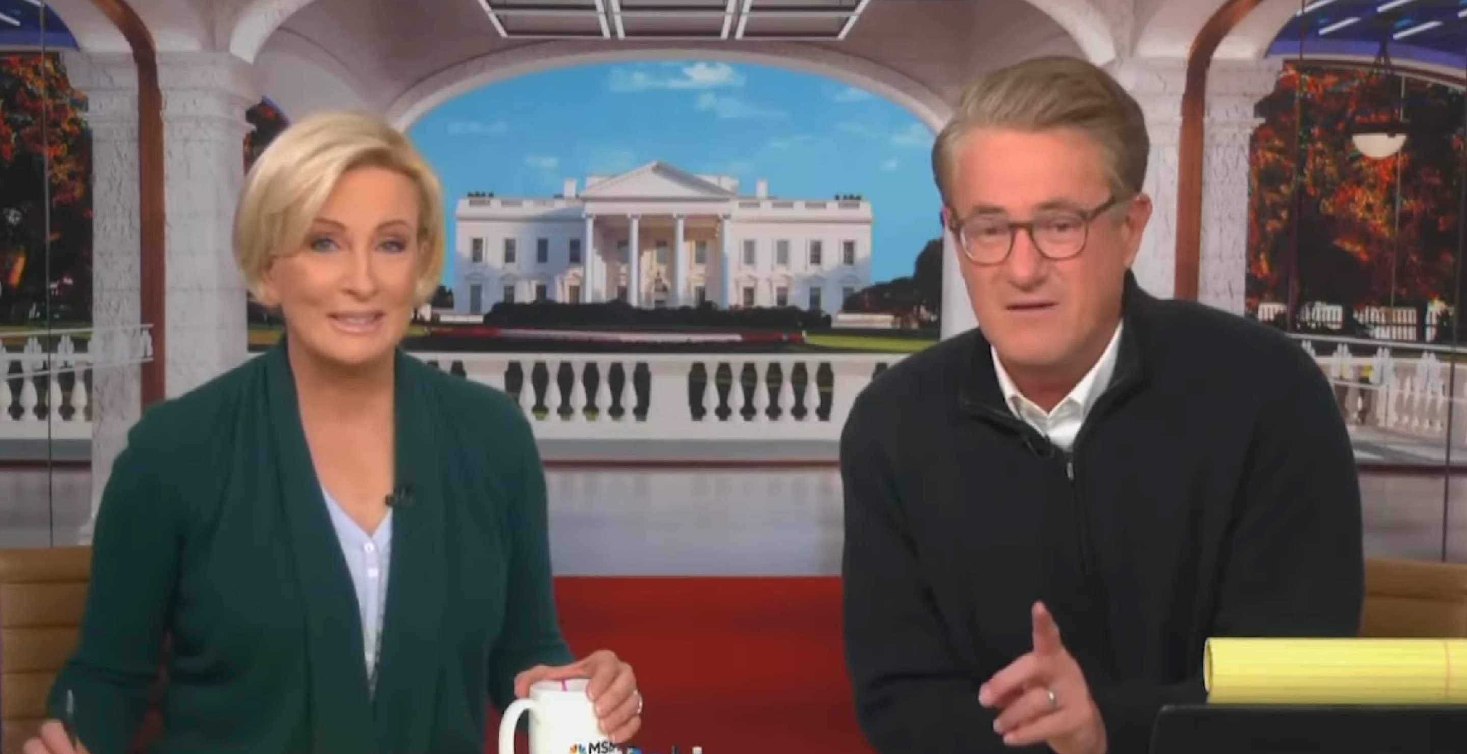 Mika Brzezinski and Joe Scarborough David Frum