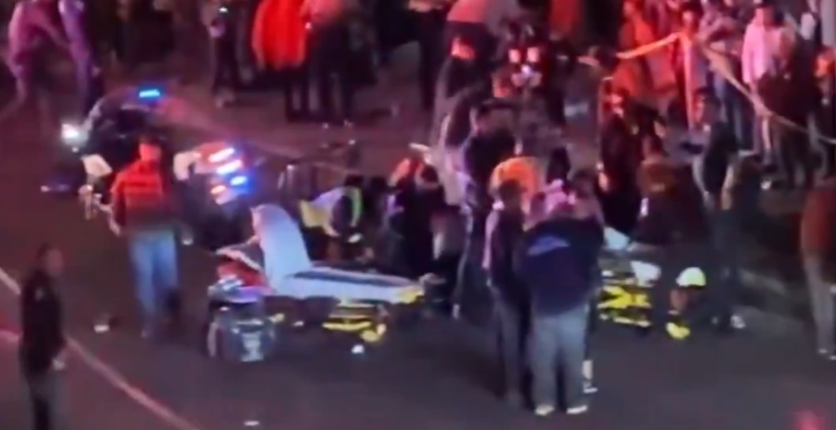 Palm Springs Festival of Lights Parade Crash