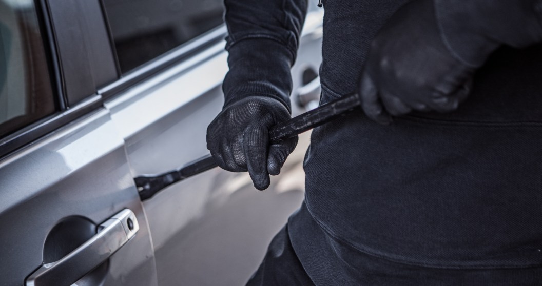 Rolls Royce car thief crashes into drive thru