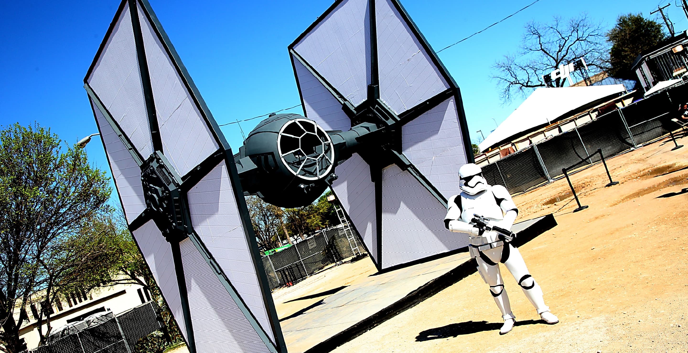 TIE Fighter and Stormtrooper