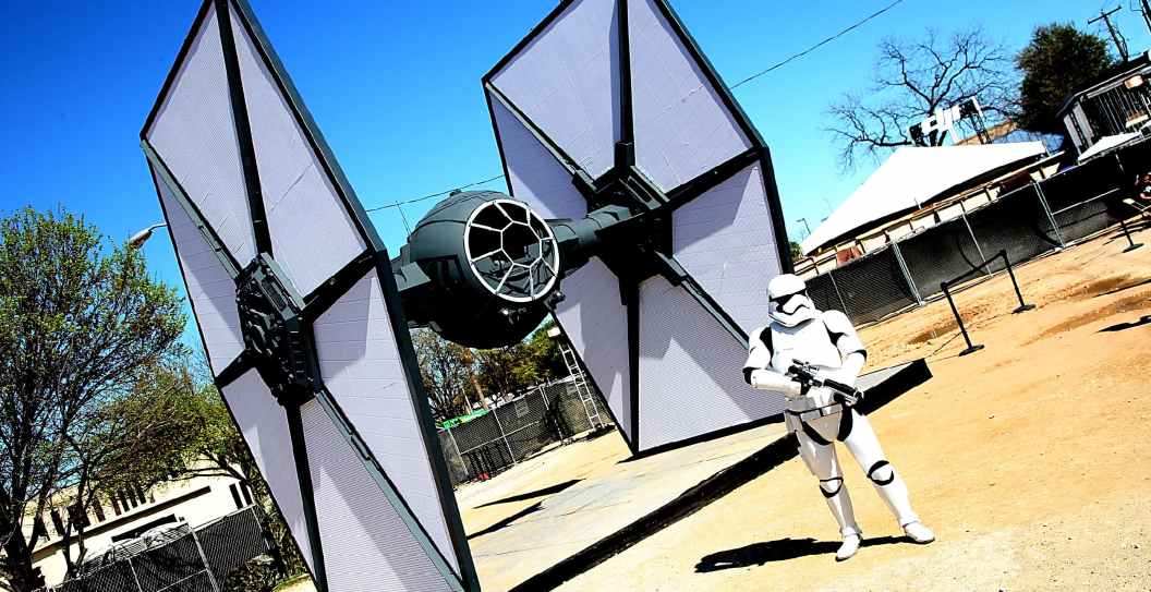 TIE Fighter and Stormtrooper