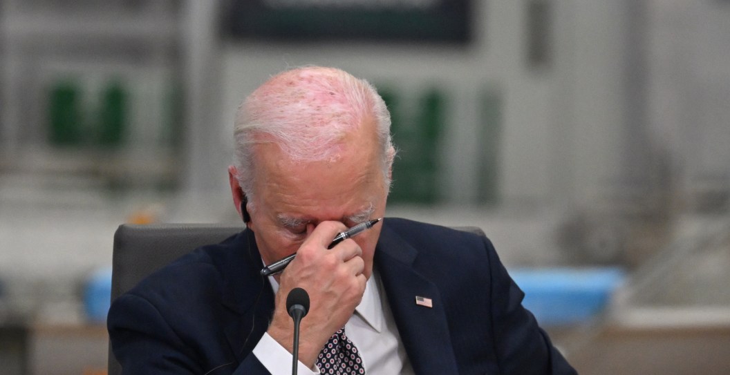 The Internet Is Having A Field Day After Joe Biden Appears To Fall Asleep At Meeting With African Leaders