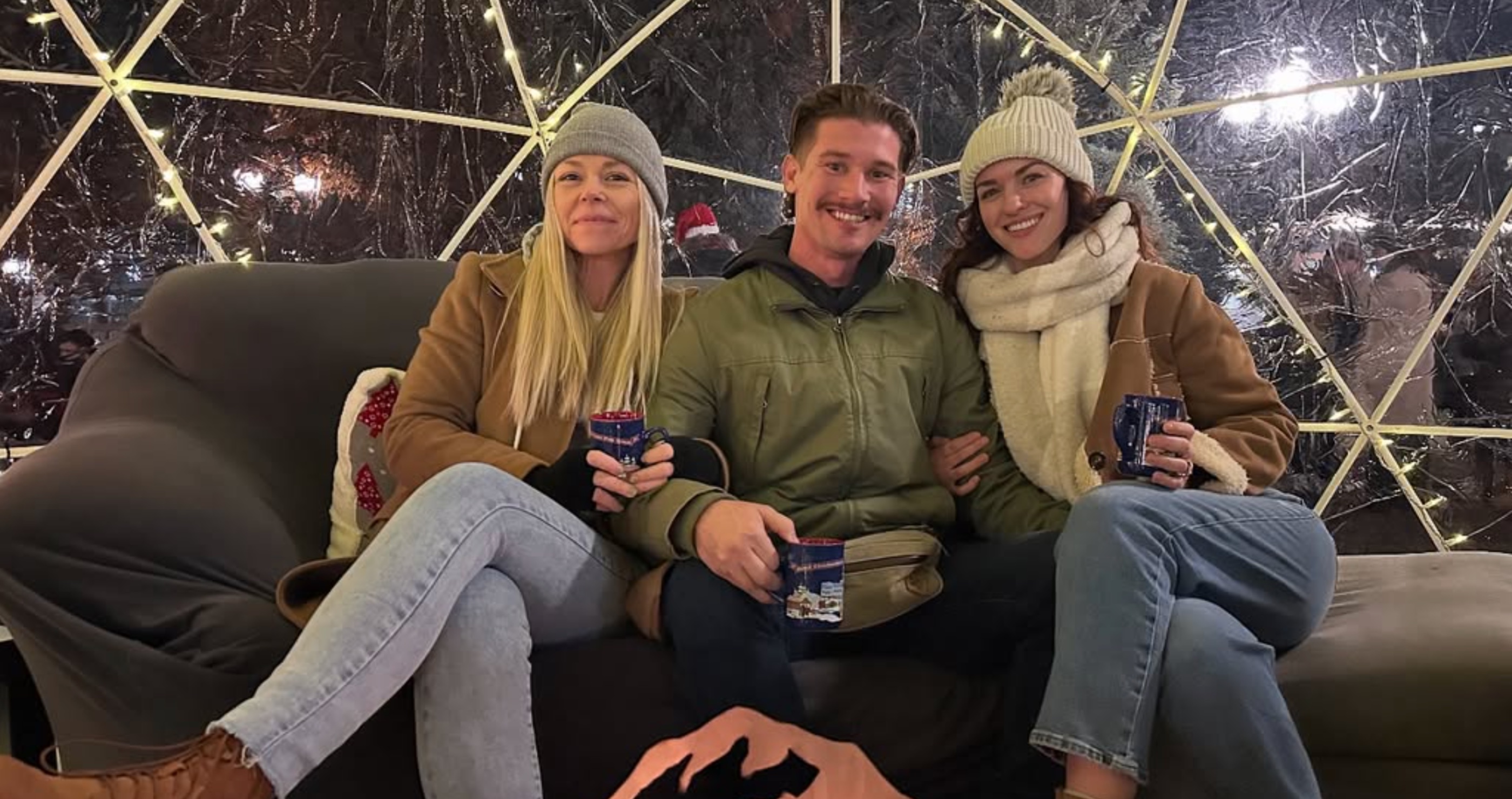 awkward throuple Christmas drama