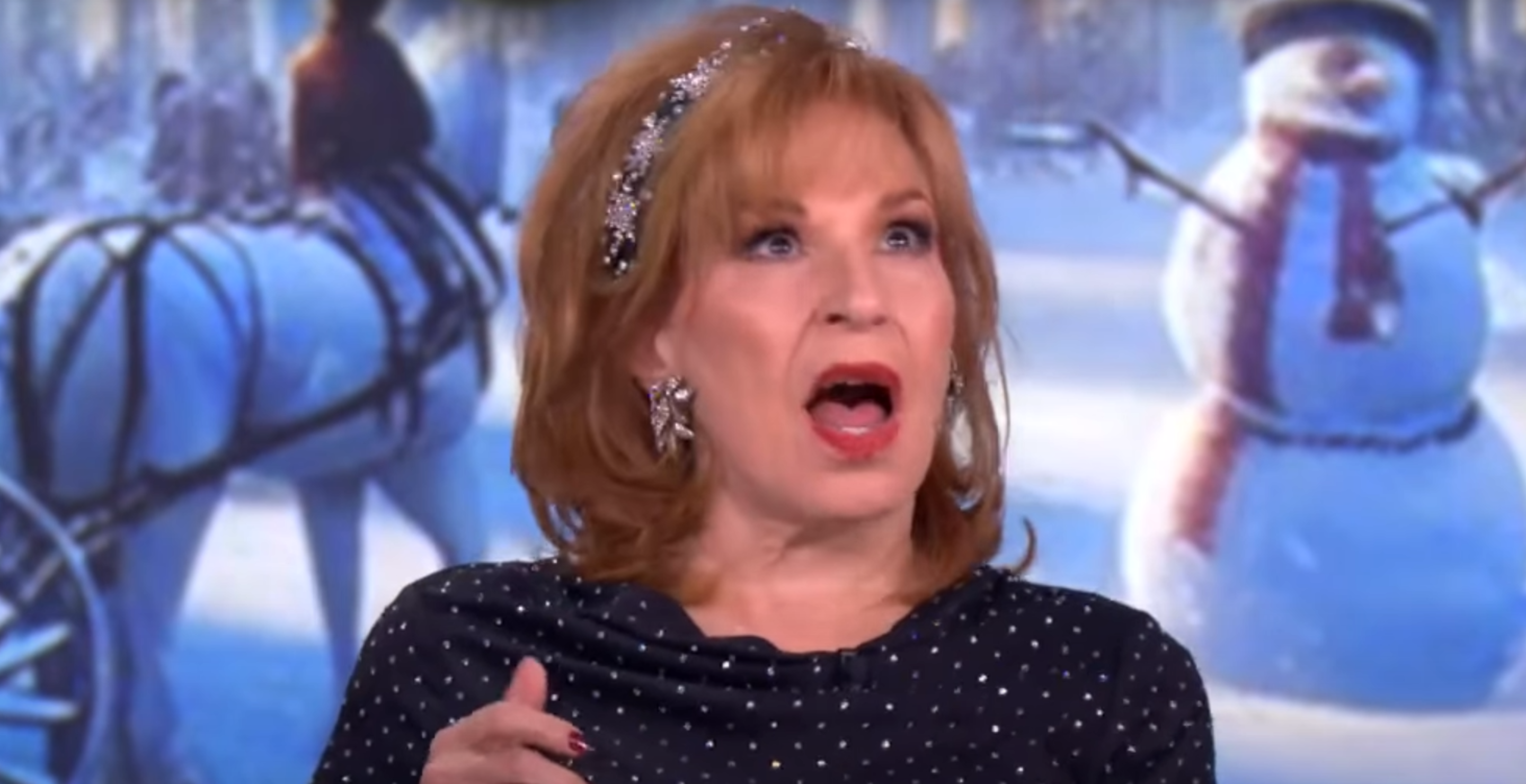 joy behar fakes orgasm on the view