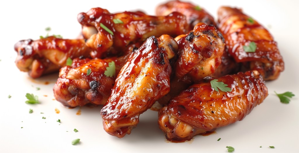 BBq sauce chicken wings