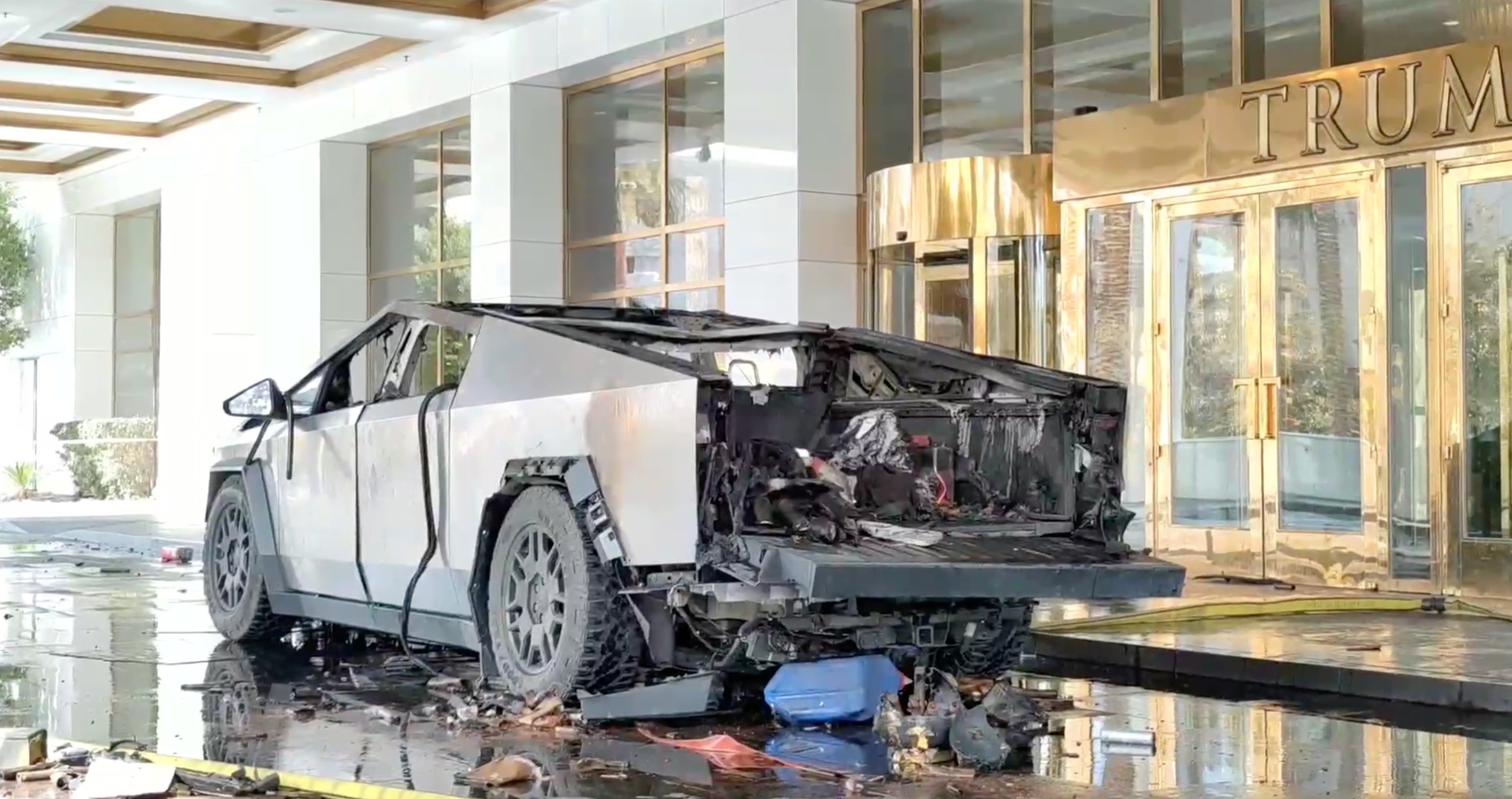 Cybertruck explosion outside of Trump hotel