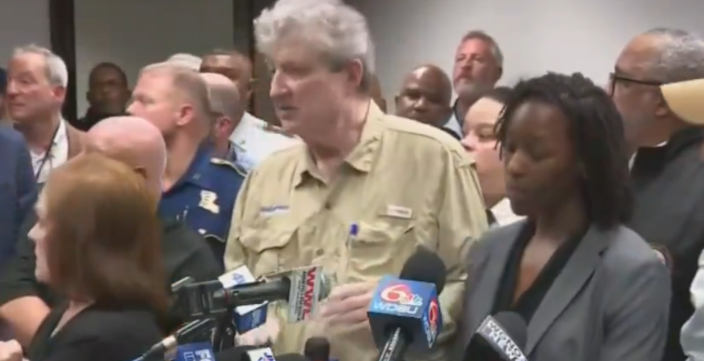 Eagle-Eye Viewers Spot Wild (Solo Cup) Detail With John Kennedy During Bourbon Street Attack Press Conference