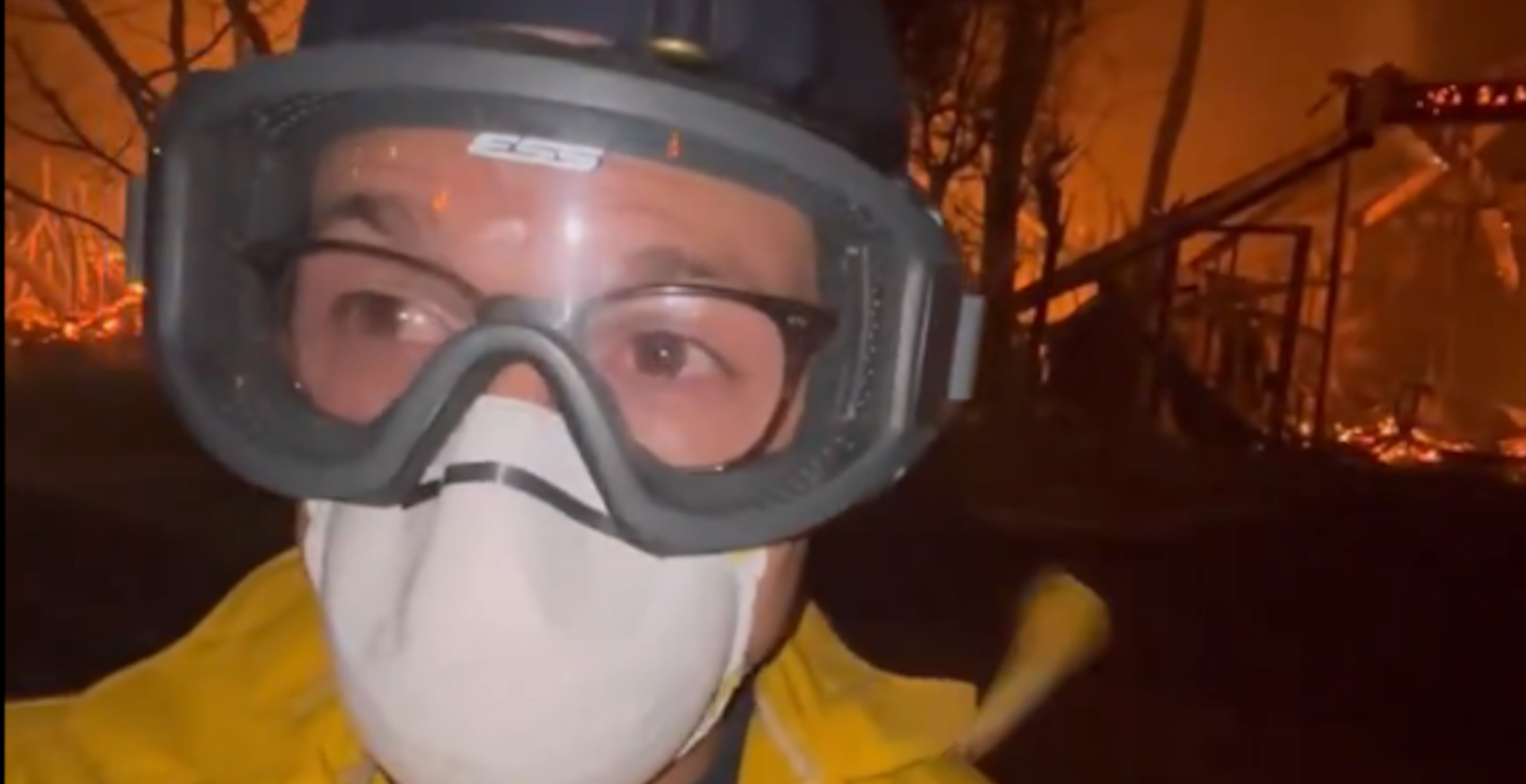Emotional Moment NBC Reporter Realized His Childhood Home Burned Up In California Wildfire