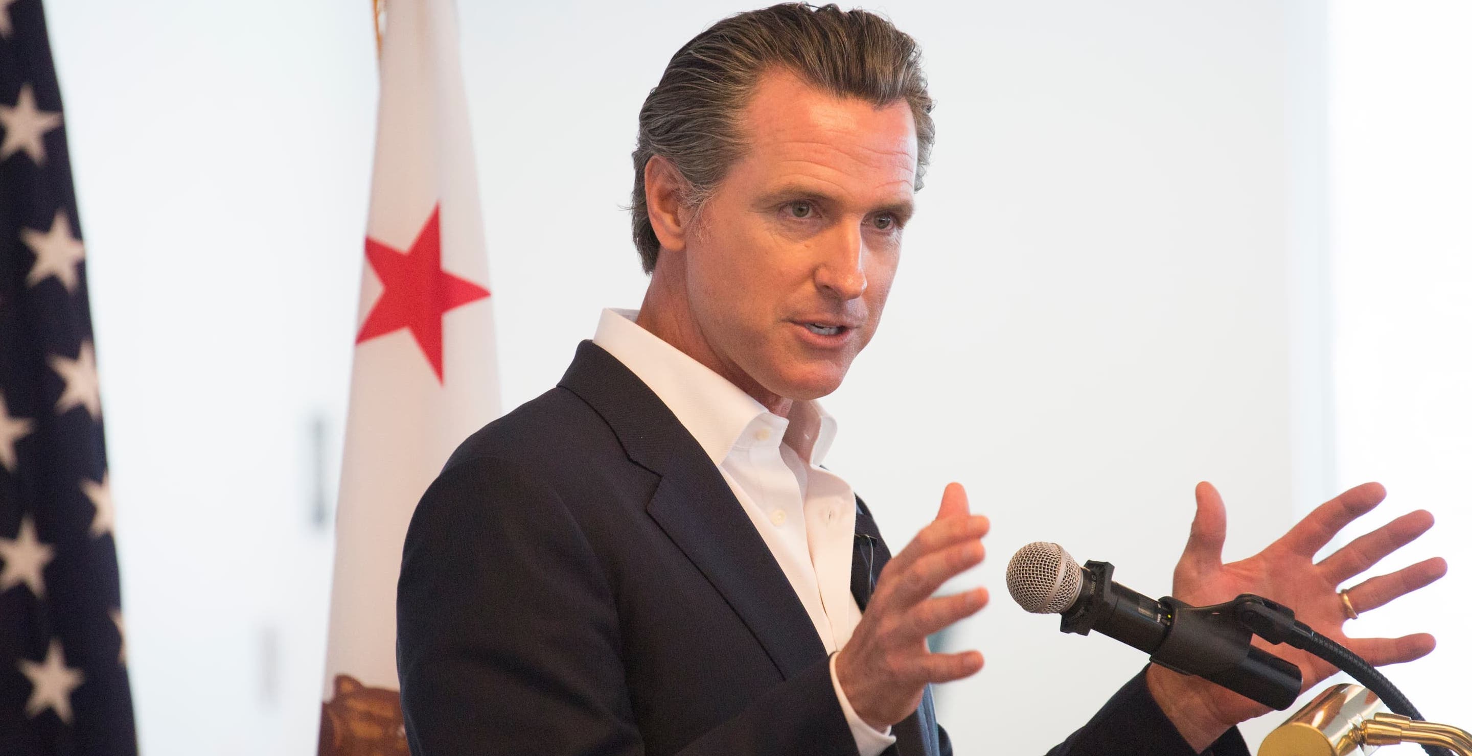 Jillian Michaels Posts Blistering Photo of Gavin Newsom During Wildfires, Has One Word for Him (in All Caps)