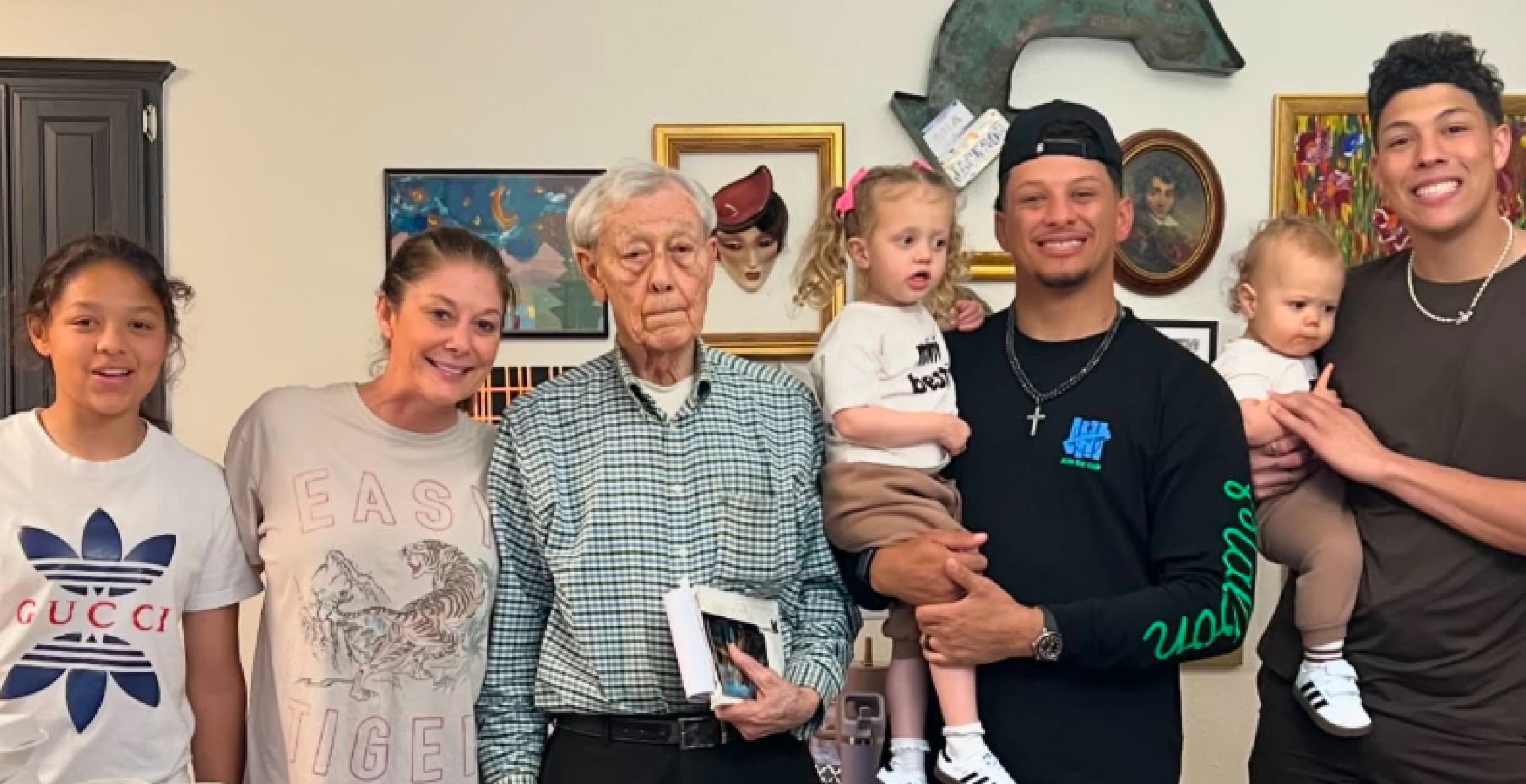 Patrick Mahomes and Family
