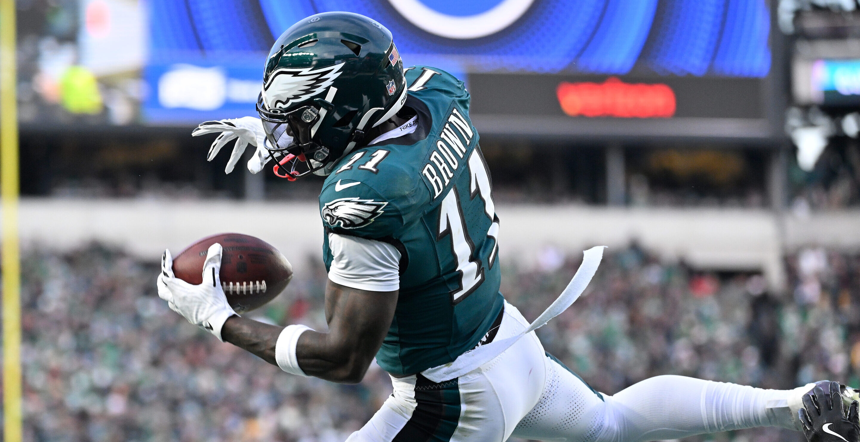 Philadelphia Eagles Fan Celebrates Win In Wild Way