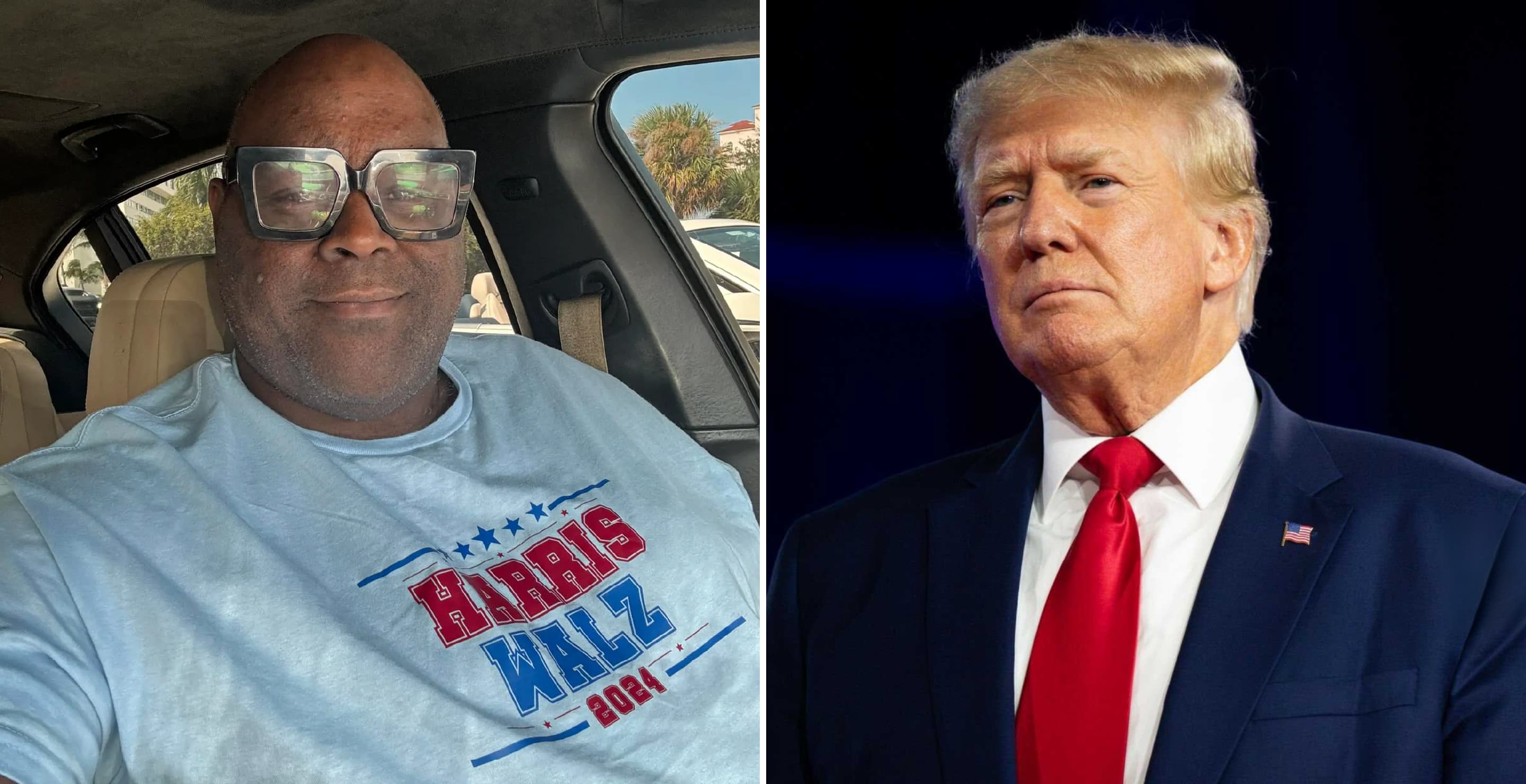 Shannon Depararro Atkins and Donald Trump