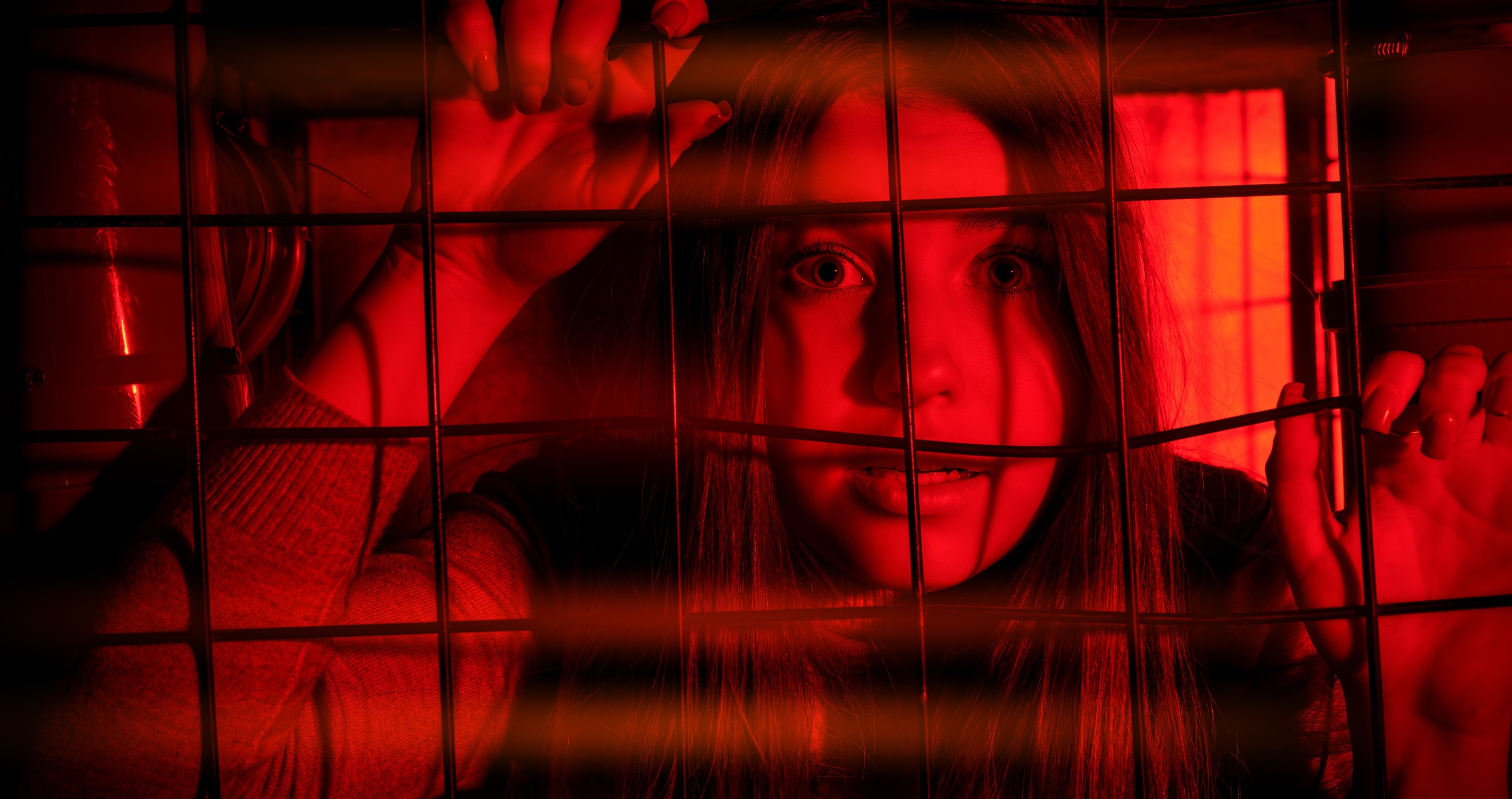 Teenage girl found living in dog cage