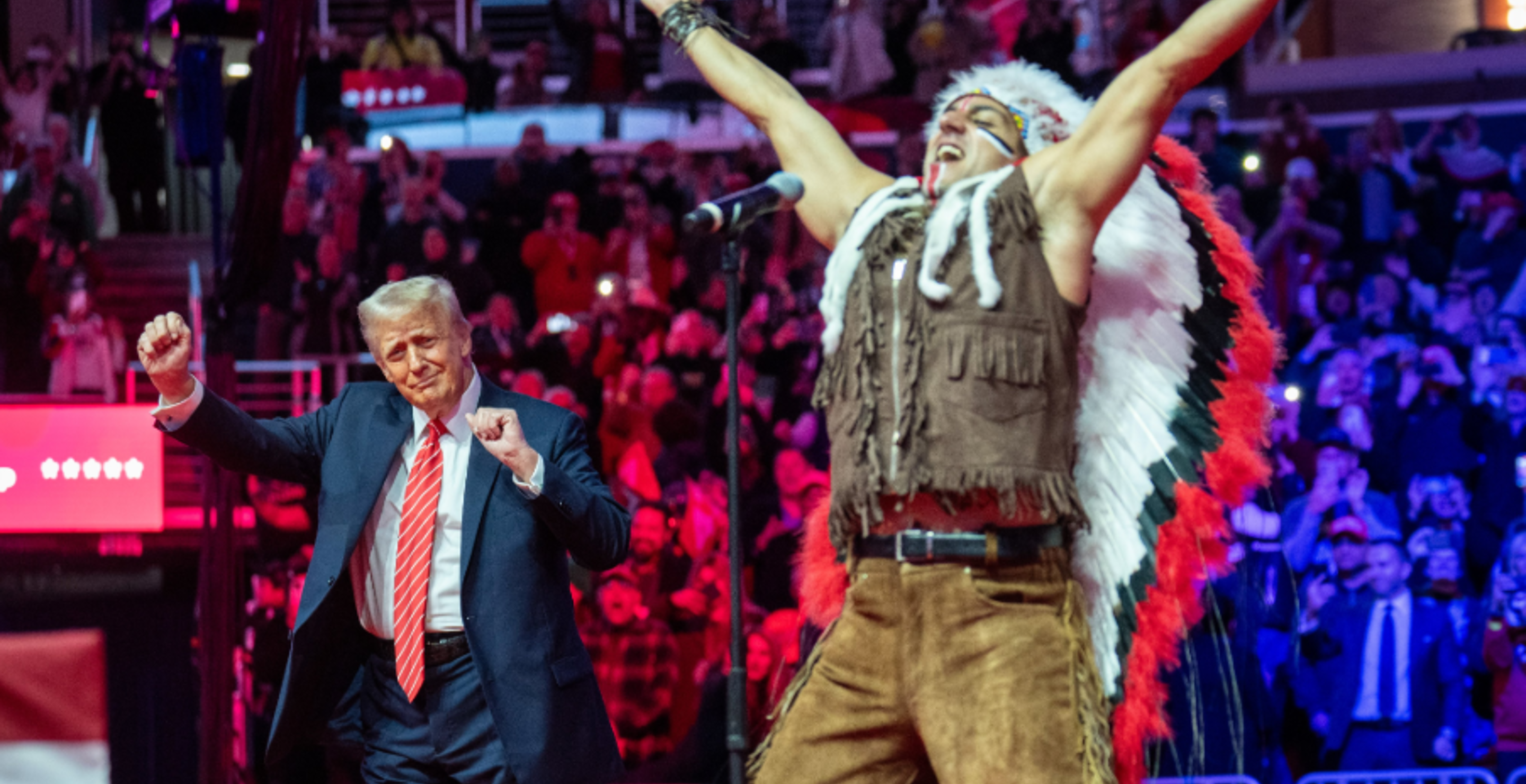 This Photo of Trump Dancing to ‘YMCA’ with the Village People is Going Viral, Sparking Floods of Reactions
