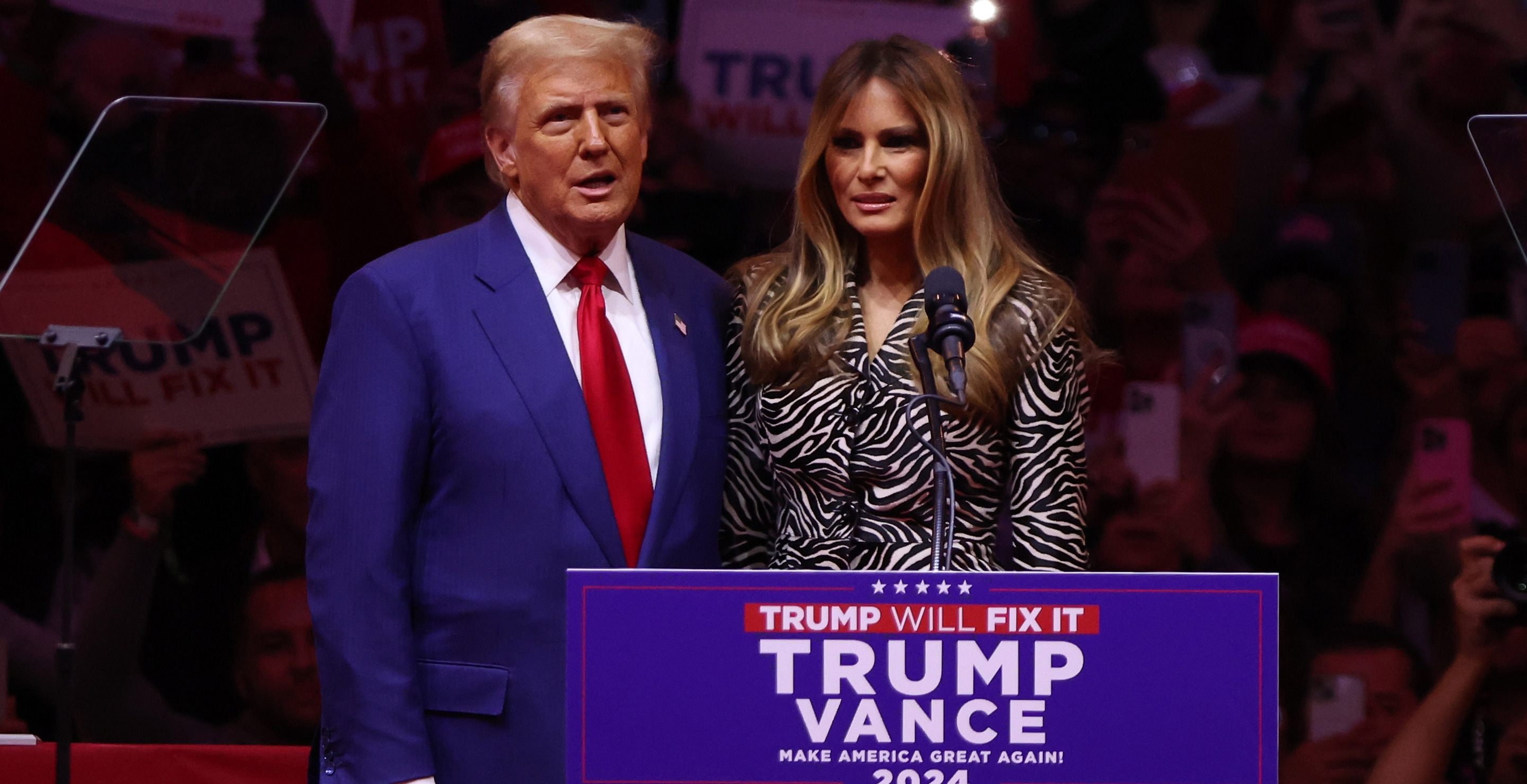 Watch Elvis Impersonator Serenade Trump And Wife Melania
