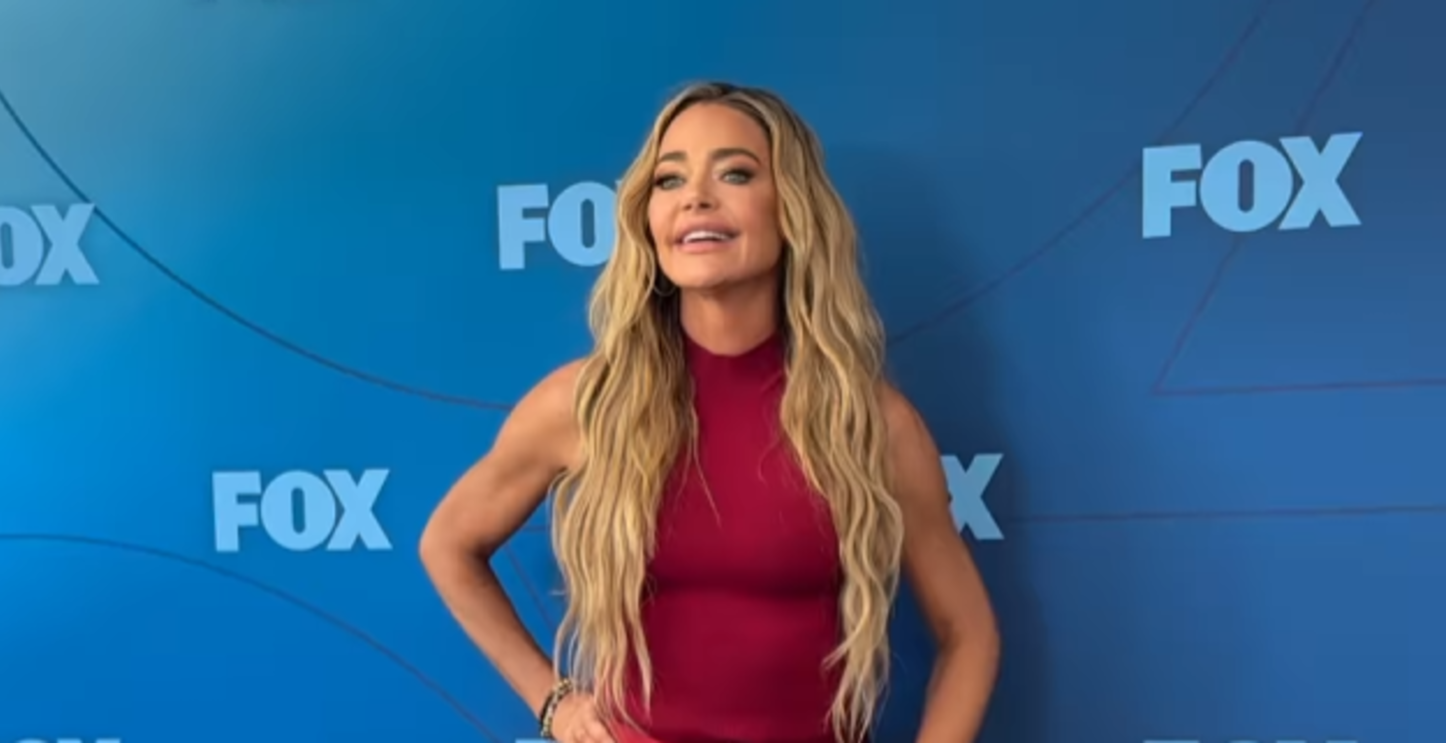 denise richards ruptured breast implants when filming