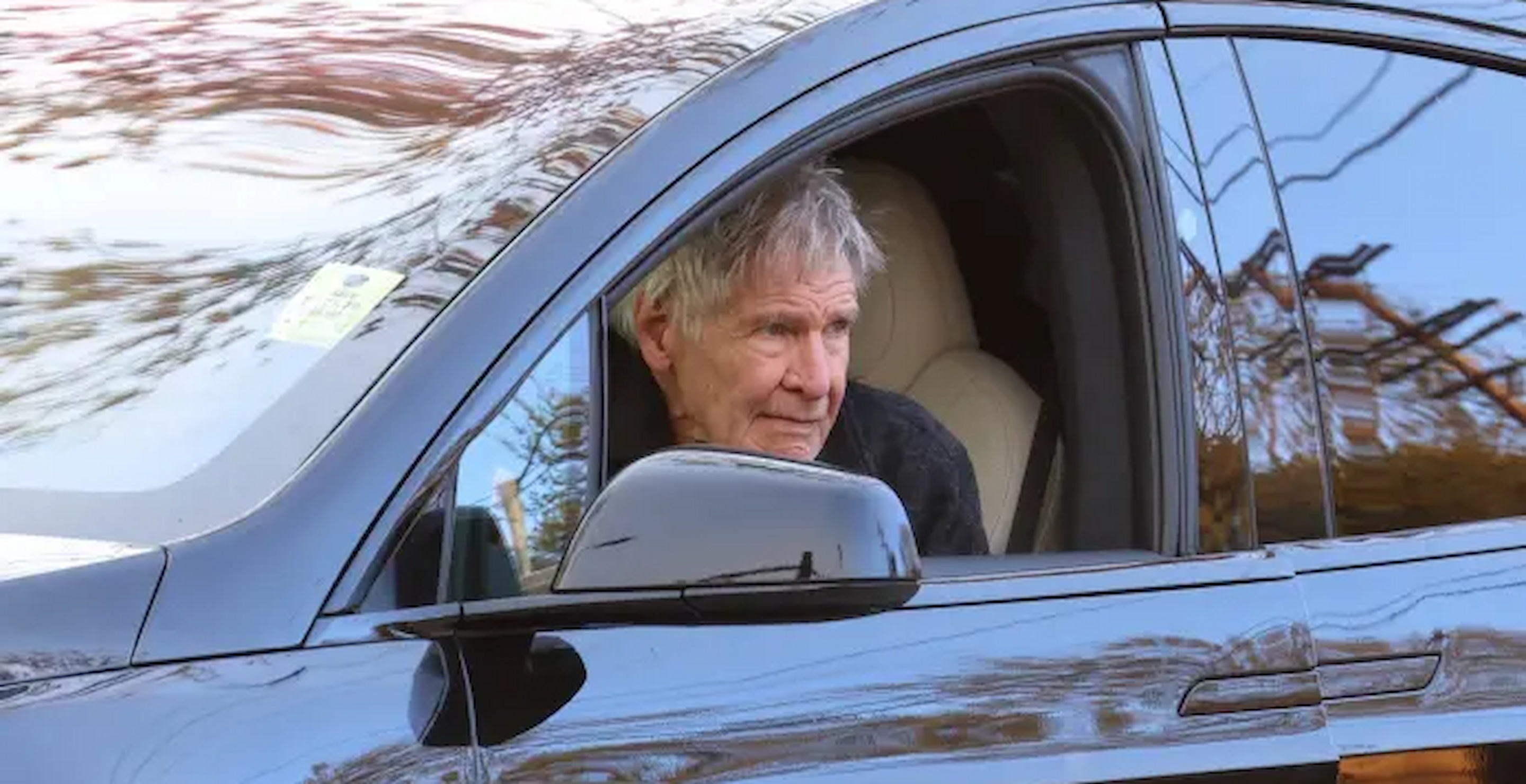 Harrison Ford Appears Emotional Amid California Wildfire Evacuation