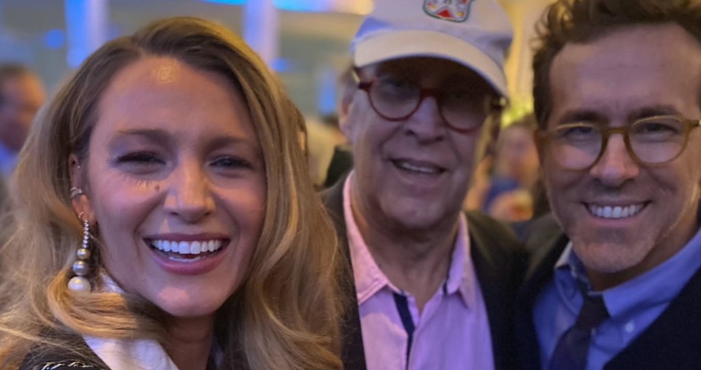 Chevy Chase Ryan Reynolds and Blake Lively