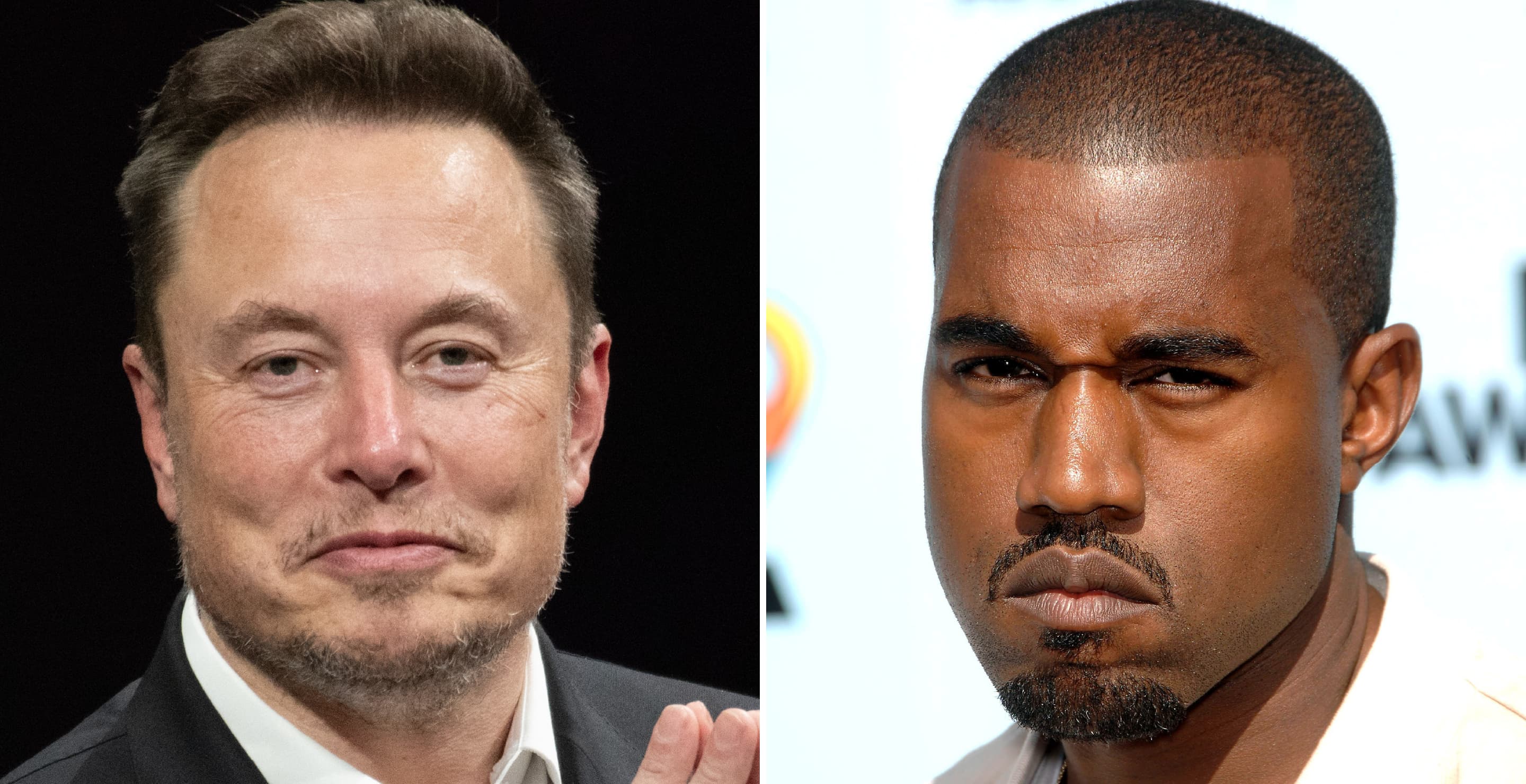 Elon Musk and Kanye West