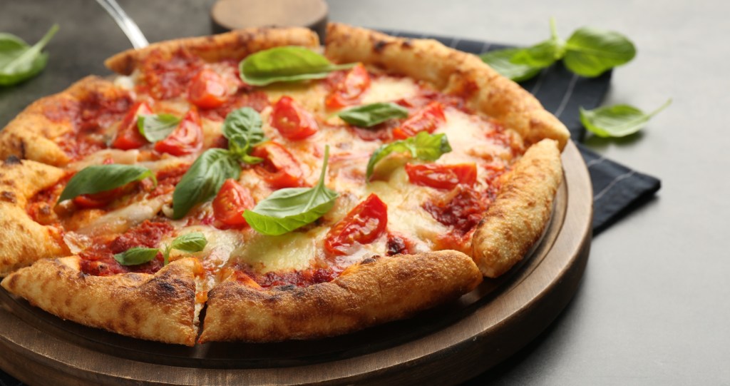 Homemade pizza Valentines Day recipes