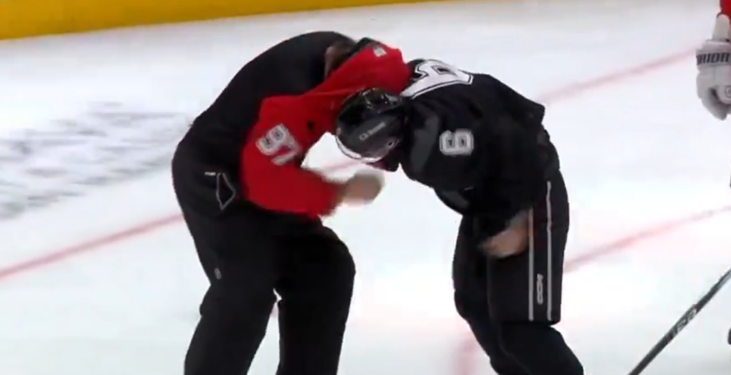 I Didn't Have Justin Bieber Duking It Out With A Hockey Player On The Ice On My 2025 Bingo Card
