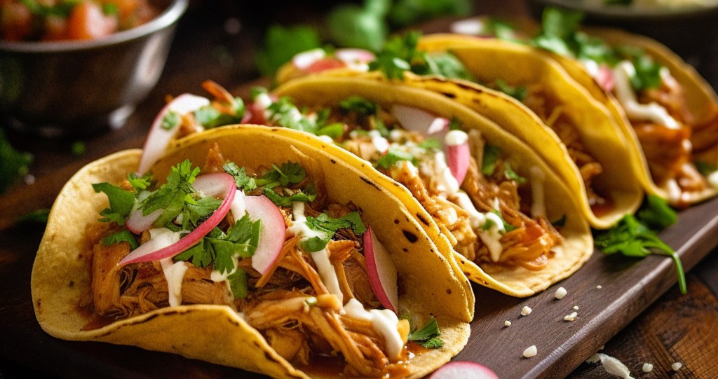 Mexican themed date night tacos
