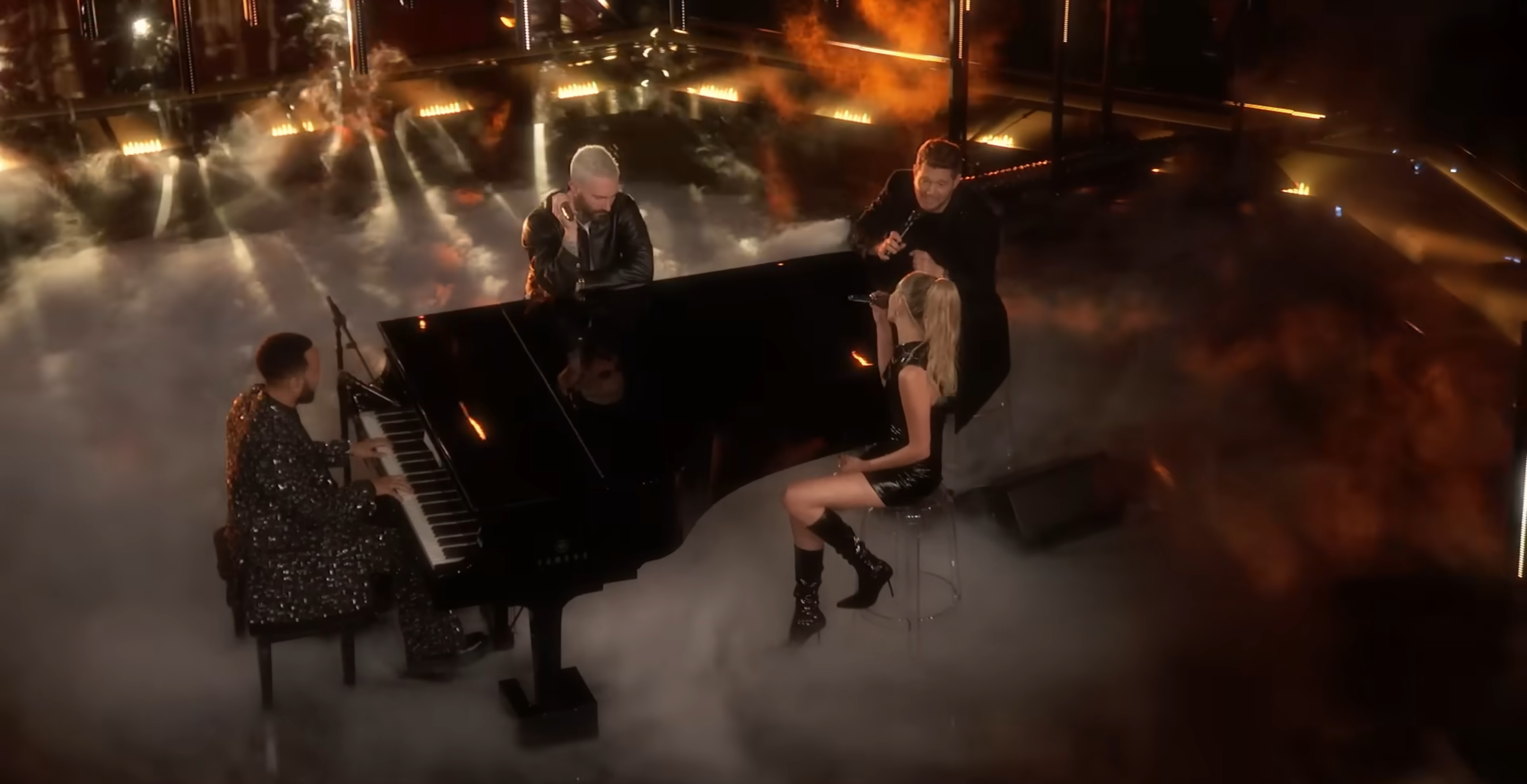 Watch ‘The Voice’ Coaches Cover Elton John's 'Tiny Dancer'