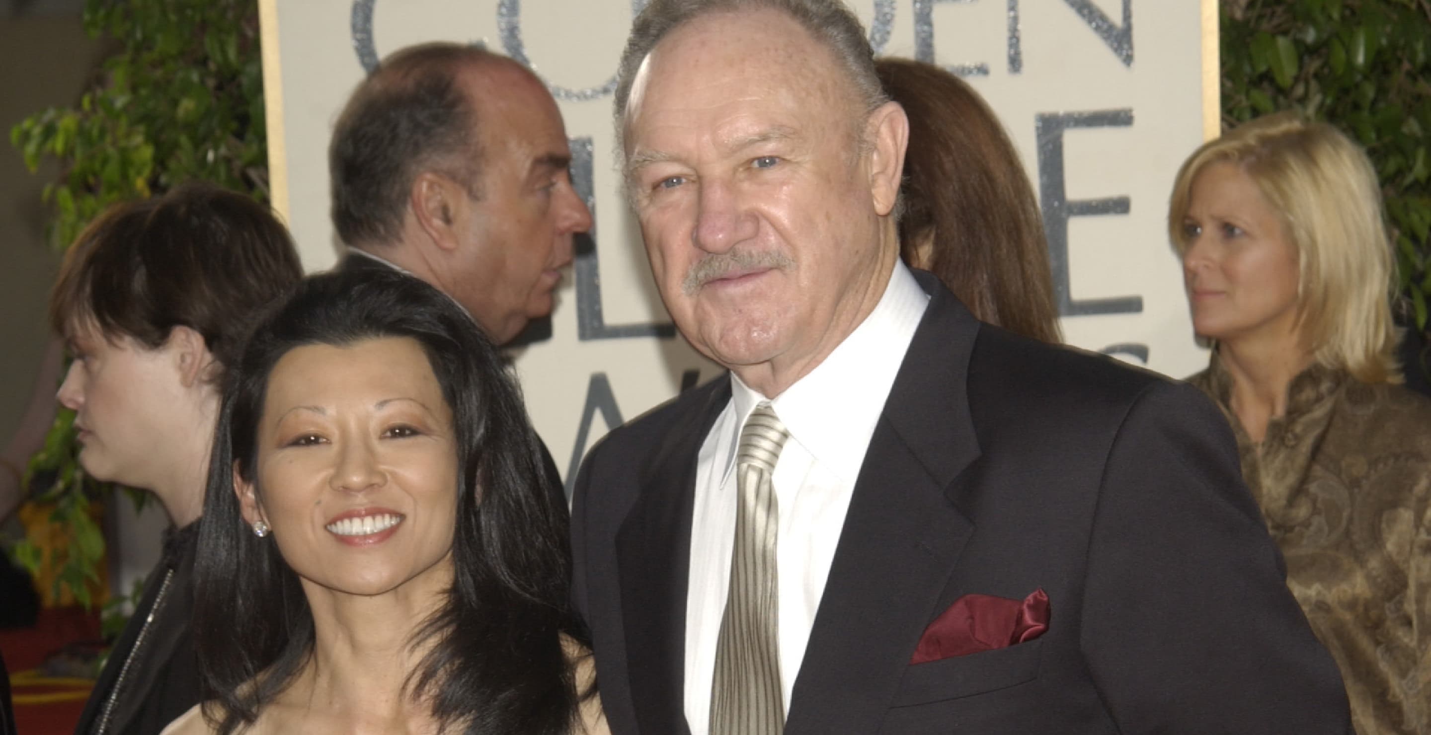 Betsy Arakawa and Gene Hackman