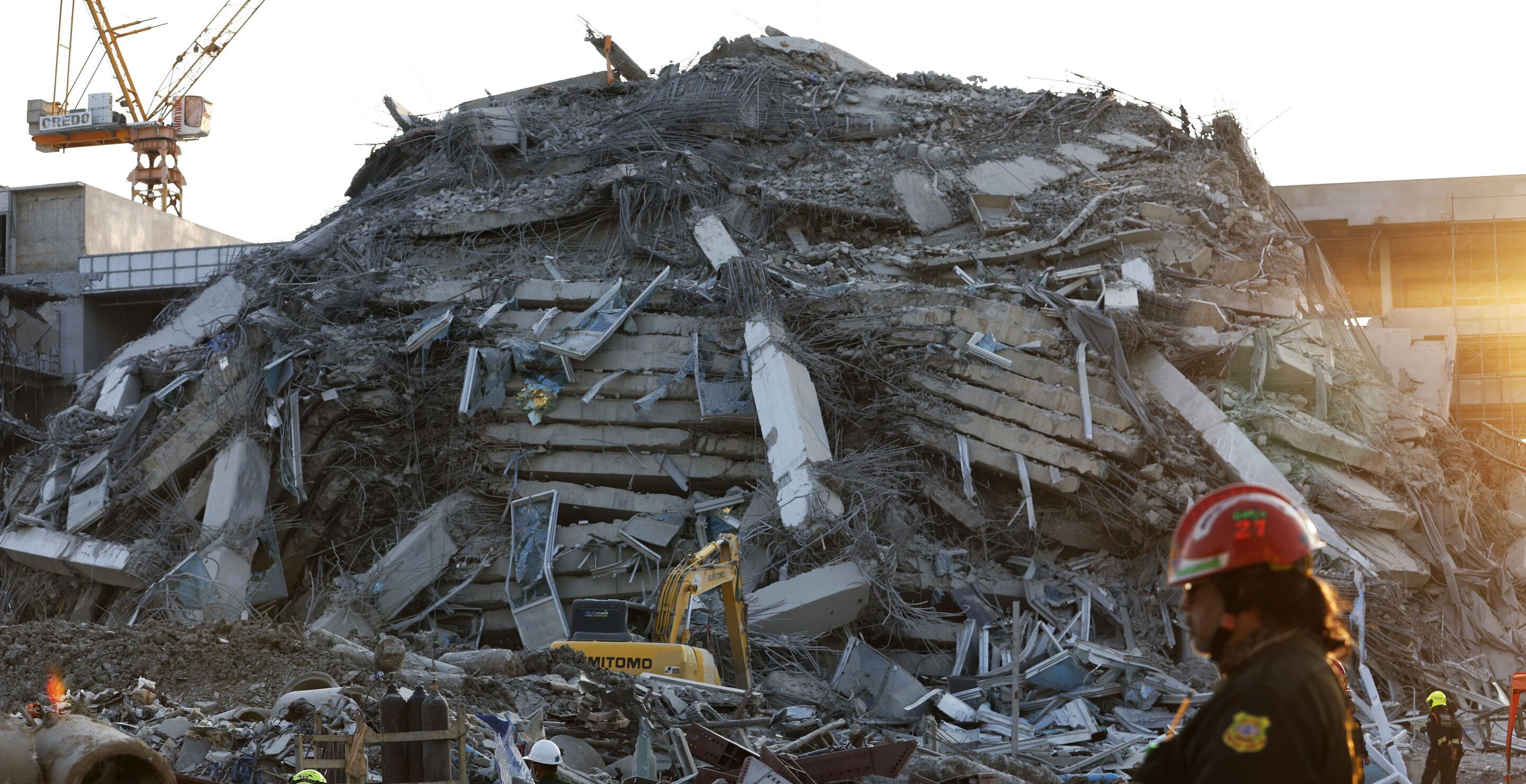 Earthquake Causes Entire Skyscraper To Collapse In Terrifying Moment