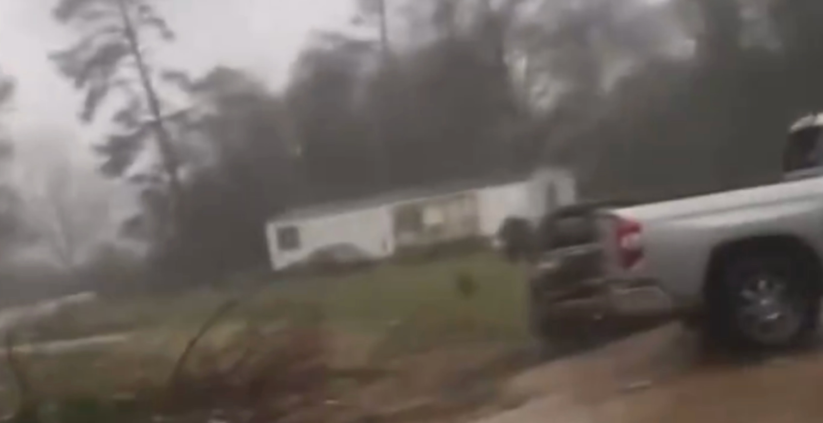 Mississippi Man Bravely Films As Tornado Slams Past His Trailer Home